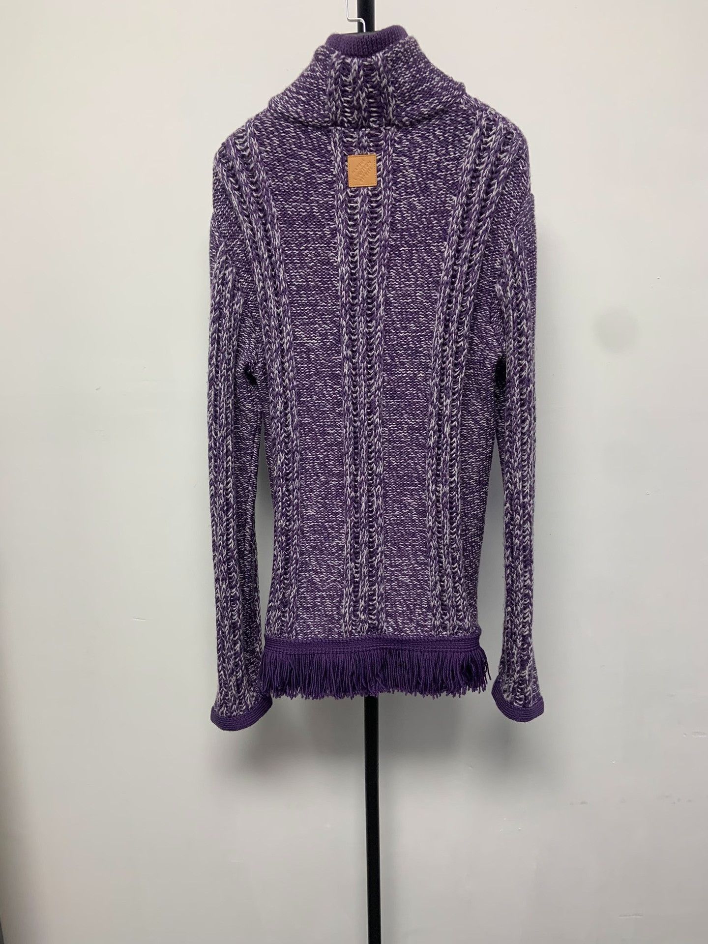 Louis Vuitton Louis Vuitton Purple Jacquard Half-Zip Sweater S Size US S / EU 44-46 / 1 - 3 Thumbnail