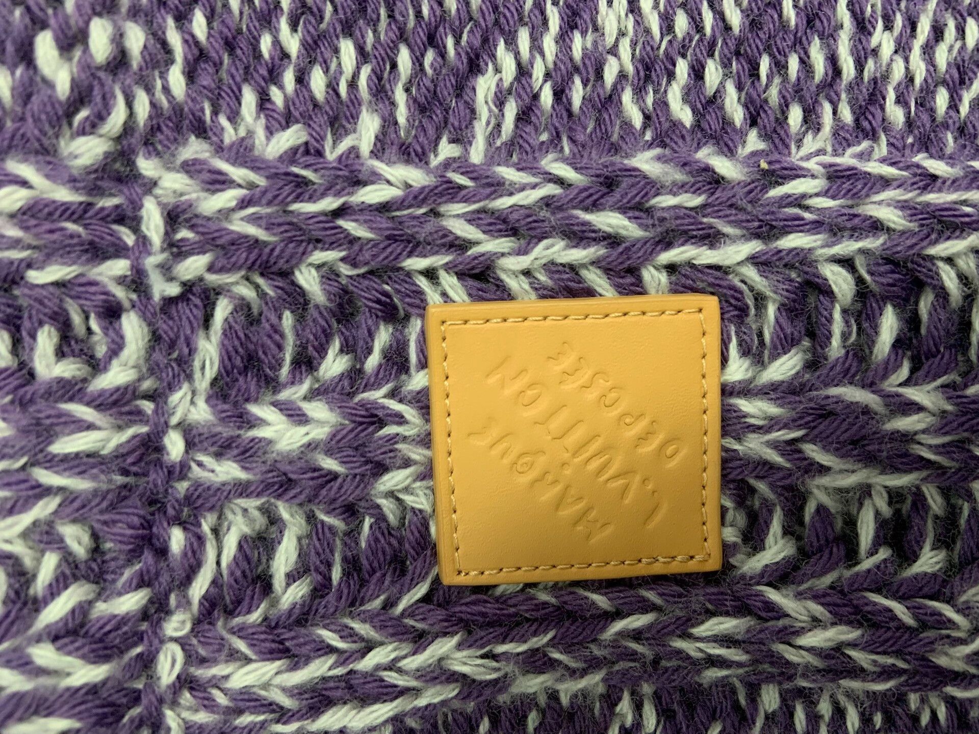 Louis Vuitton Louis Vuitton Purple Jacquard Half-Zip Sweater S Size US S / EU 44-46 / 1 - 4 Thumbnail