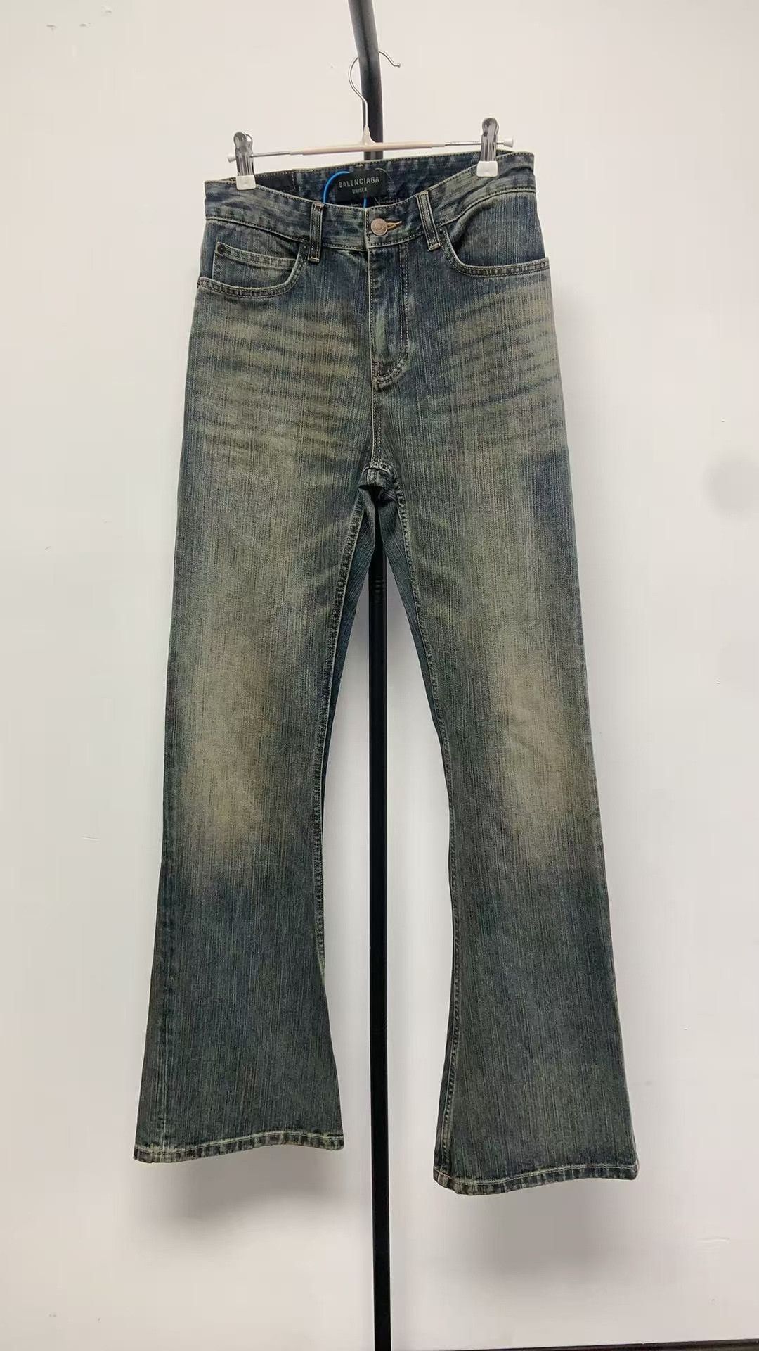 Balenciaga Balenciaga Washed Flare Jeans XS Size US 28 / EU 44 - 2 Thumbnail