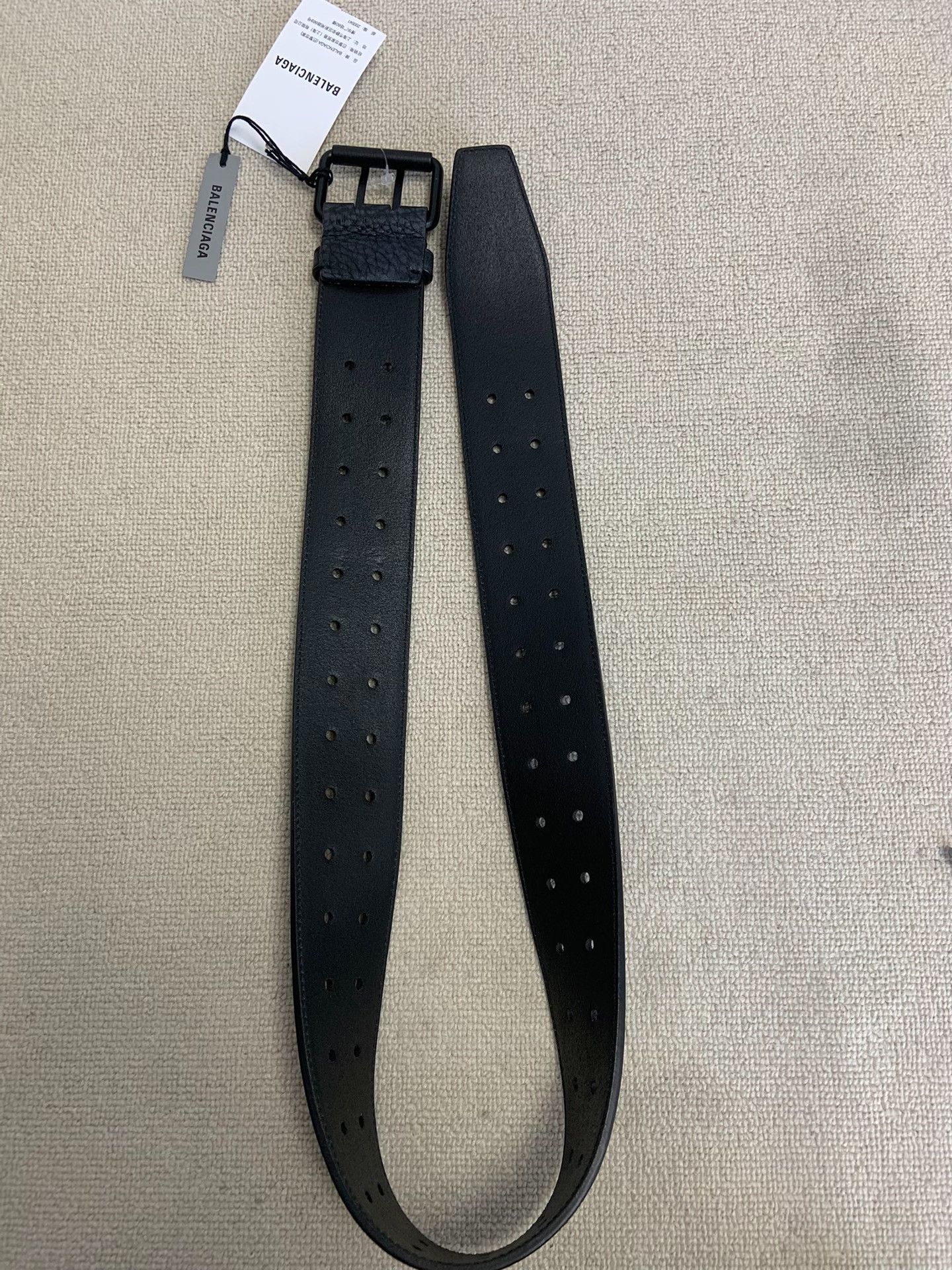 Balenciaga Balenciaga Grained Leather Buckle Belt 34 Size 34 - 3 Thumbnail