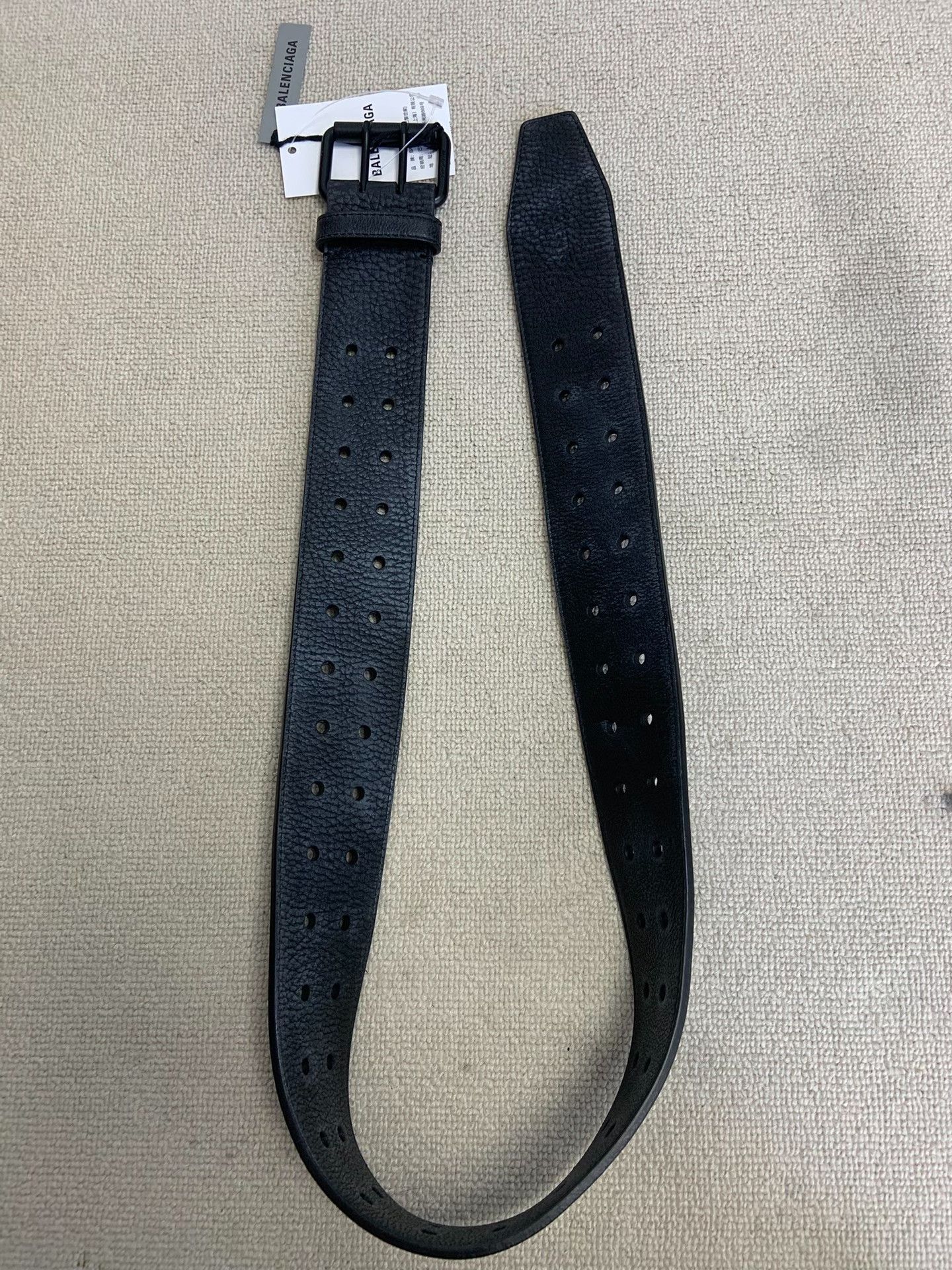 Balenciaga Balenciaga Grained Leather Buckle Belt 34 Size 34 - 2 Thumbnail