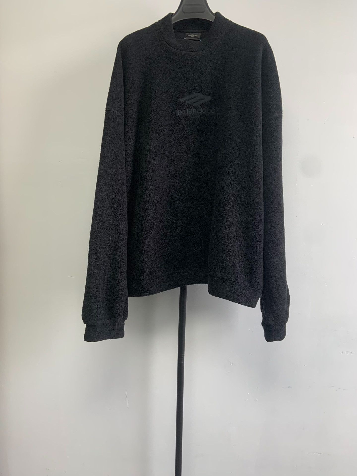 Balenciaga Balenciaga Logo Fleece Sweatshirt XS Size US XS / EU 42 / 0 - 2 Thumbnail