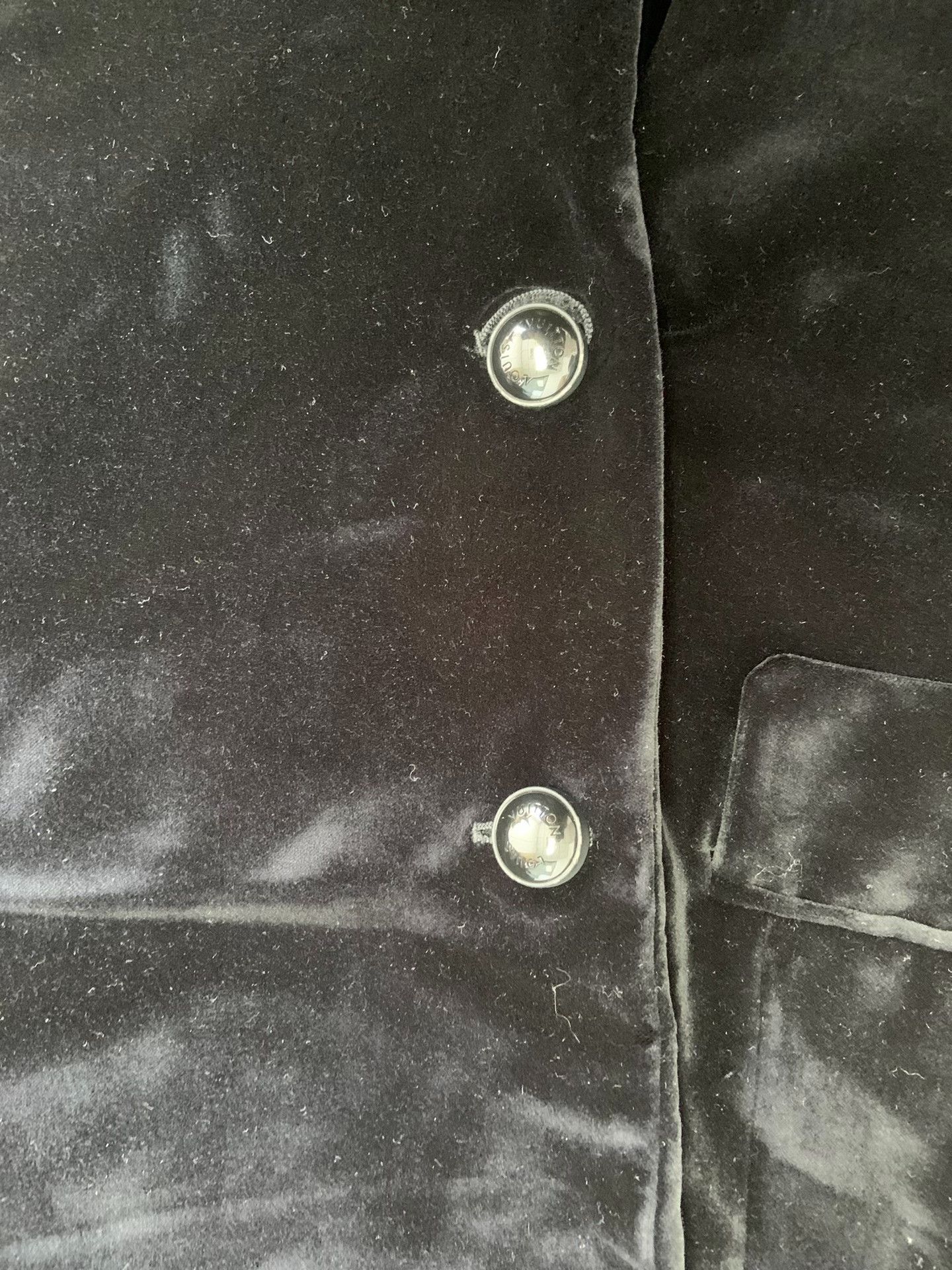 Louis Vuitton Louis Vuitton Velvet Double Breasted Blazer 42R Size 42R - 4 Thumbnail