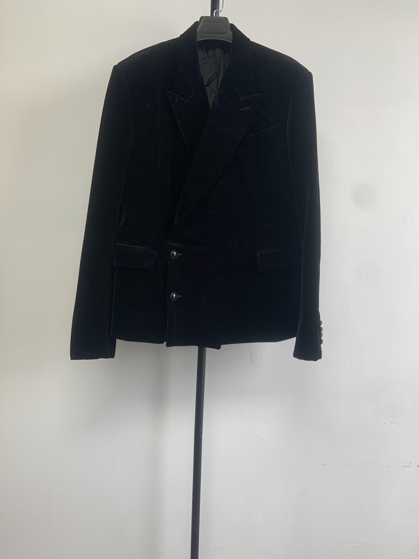 Louis Vuitton Louis Vuitton Velvet Double Breasted Blazer 42R Size 42R - 2 Thumbnail