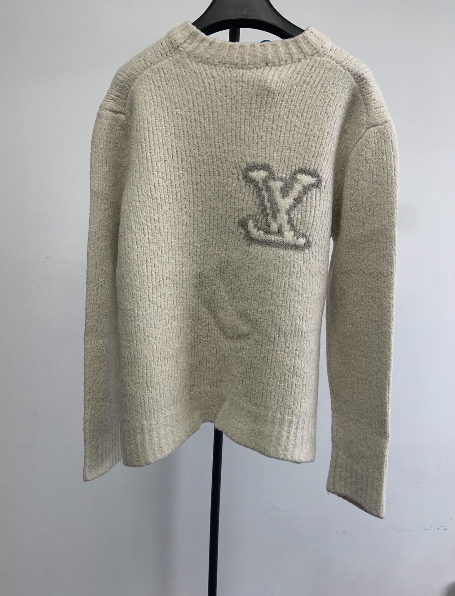 Louis Vuitton Louis Vuitton Logo Intarsia Knit Sweater L Size US L / EU 52-54 / 3 - 3 Thumbnail