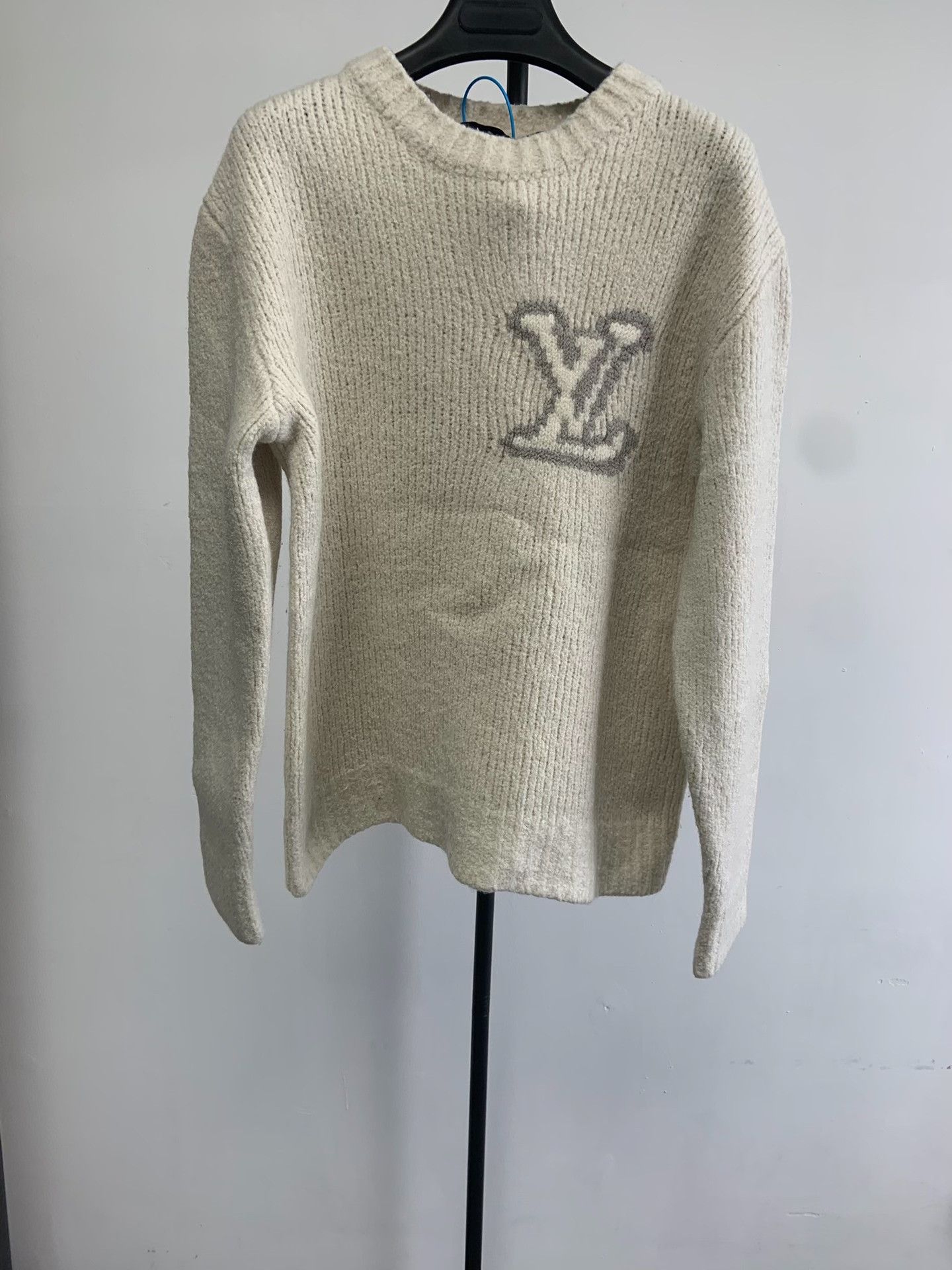 Louis Vuitton Louis Vuitton Logo Intarsia Knit Sweater L Size US L / EU 52-54 / 3 - 2 Thumbnail