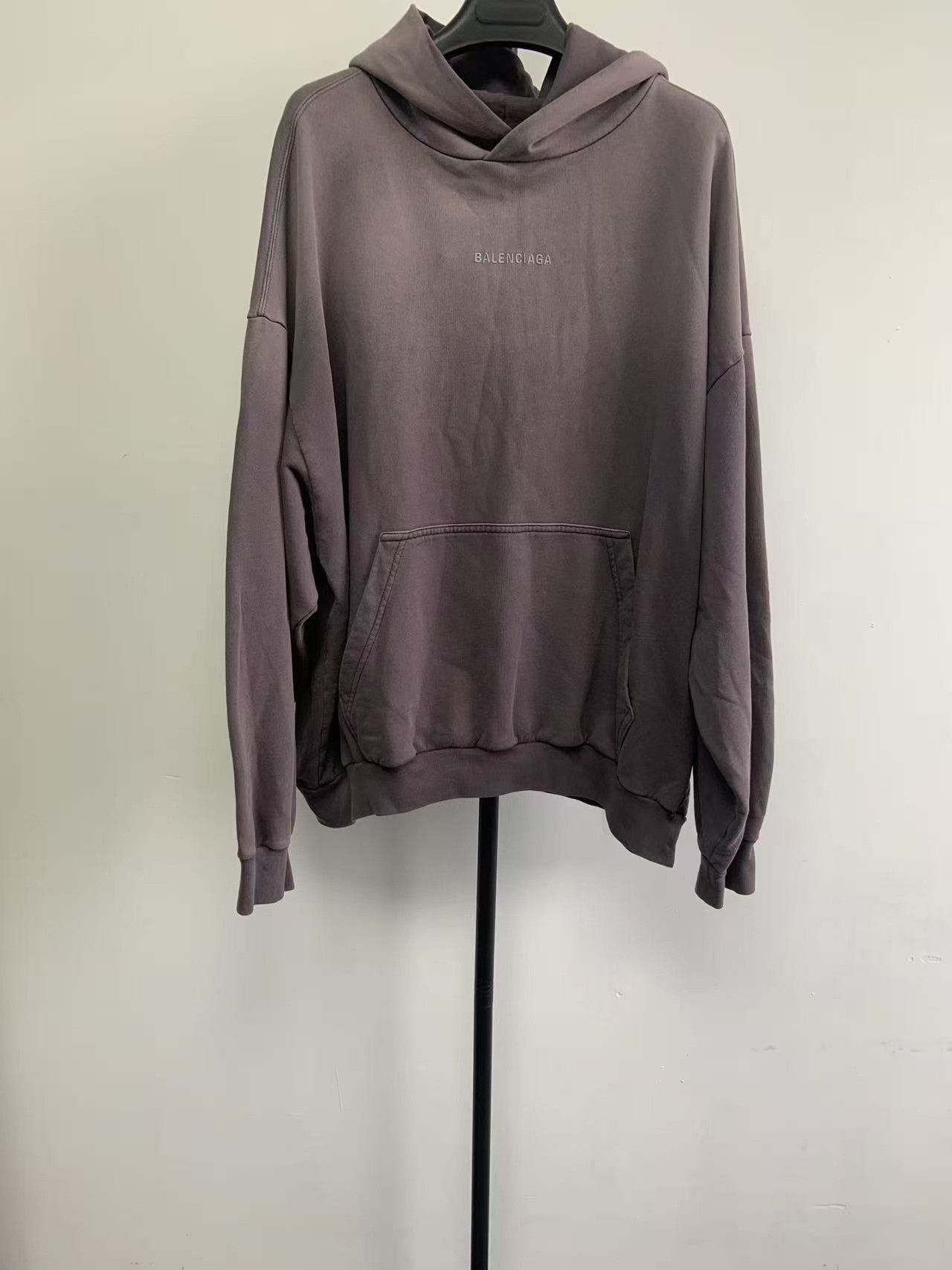 Balenciaga Balenciaga Washed Logo Hoodie L Size US L / EU 52-54 / 3 - 2 Thumbnail