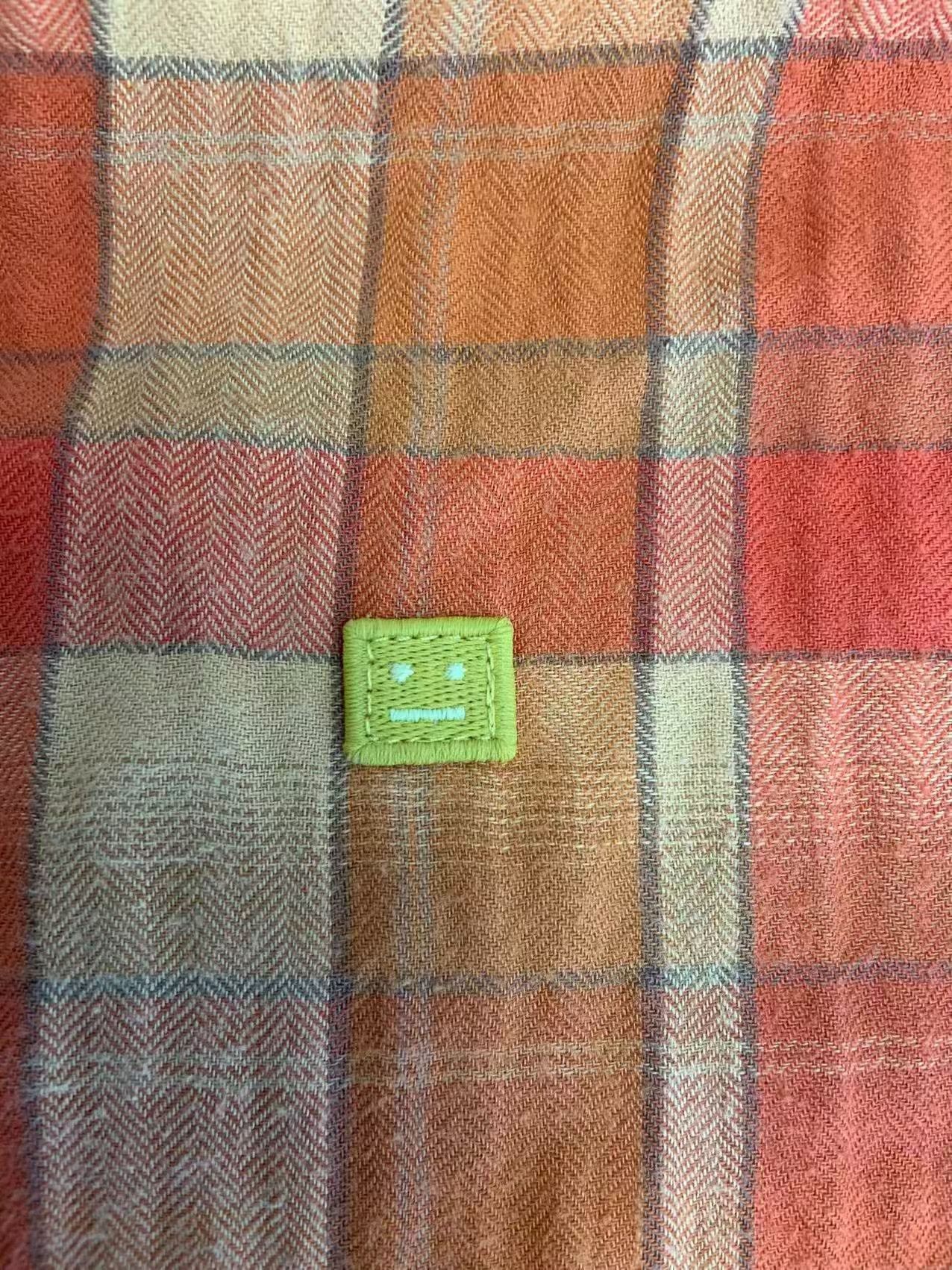 Acne Studios Acne Studios Orange Plaid Padded Shirt Jacket XS Size US XS / EU 42 / 0 - 4 Thumbnail