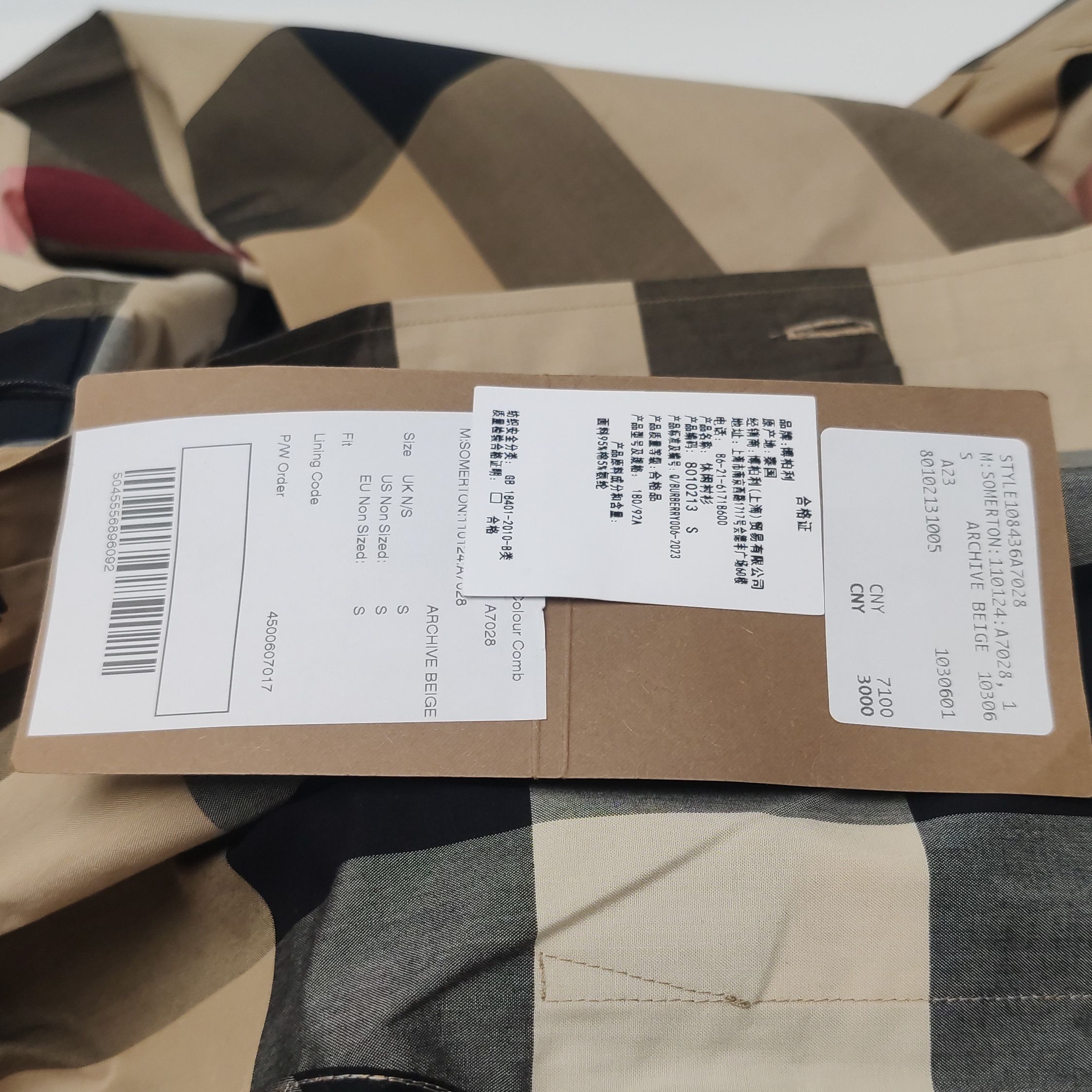 Burberry Burberry Men s Button Ups Size US S / EU 44-46 / 1 - 11 Thumbnail