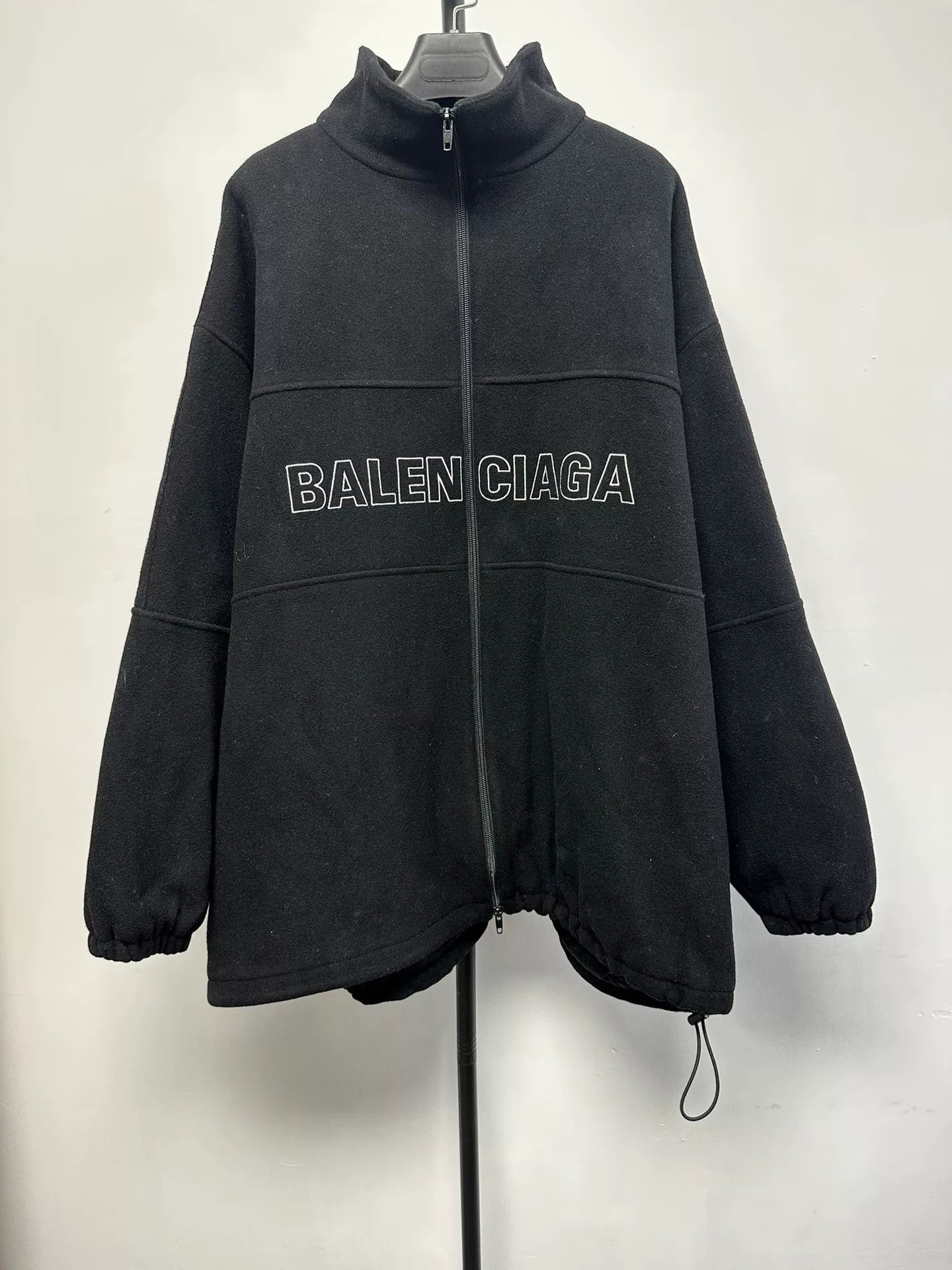 Balenciaga Balenciaga Logo Print Zip Jacket Size 48 Size US M / EU 48-50 / 2 - 2 Thumbnail