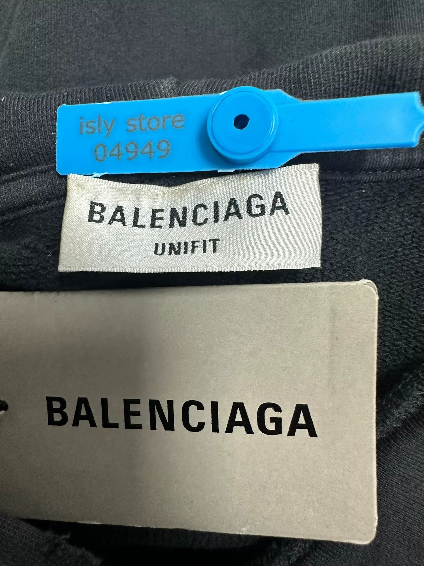 Balenciaga Balenciaga Logo Distressed Hoodie Size M Size US M / EU 48-50 / 2 - 5 Thumbnail
