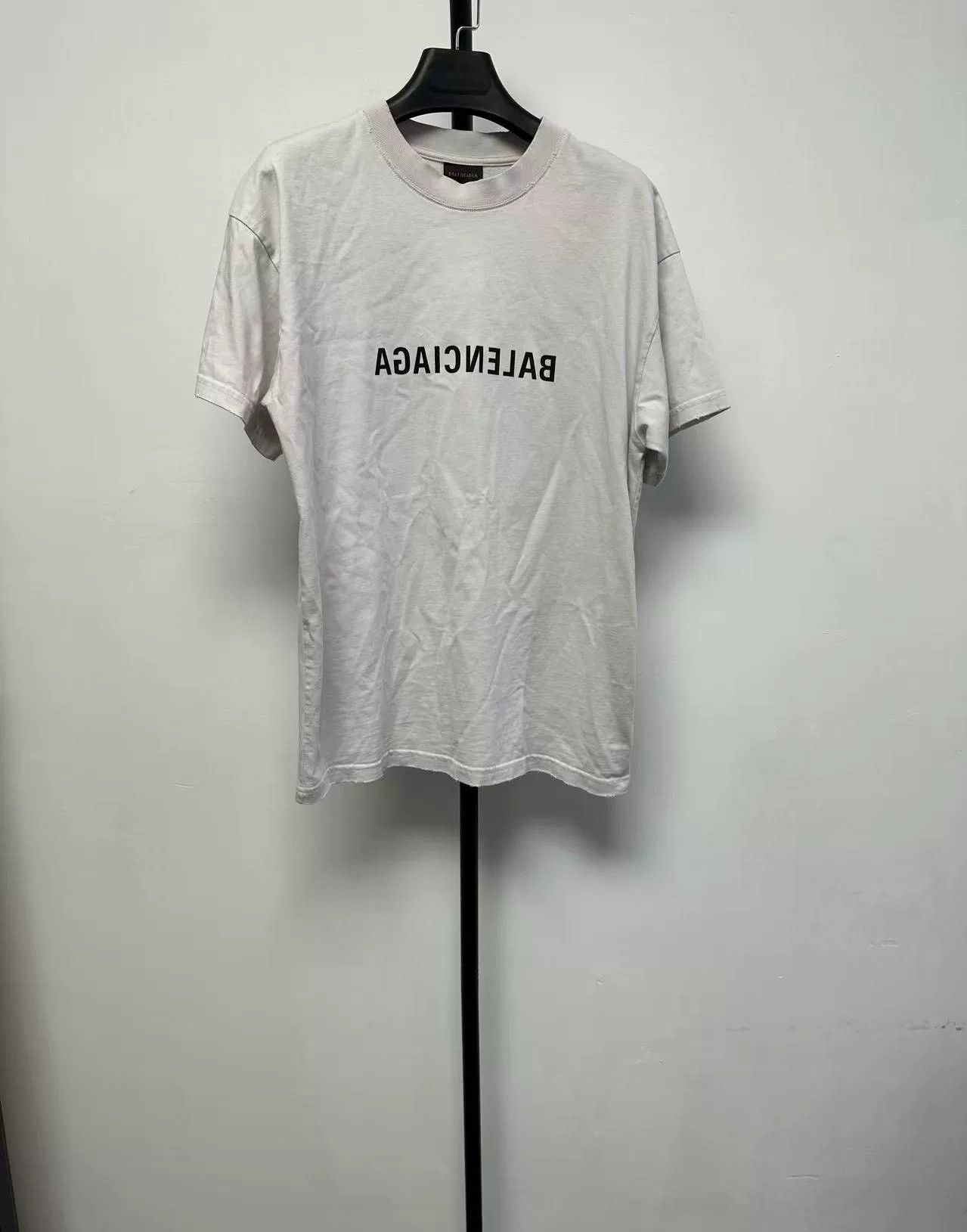 Balenciaga Balenciaga Mirror Logo Short Sleeve T-Shirt S Size US S / EU 44-46 / 1 - 2 Thumbnail