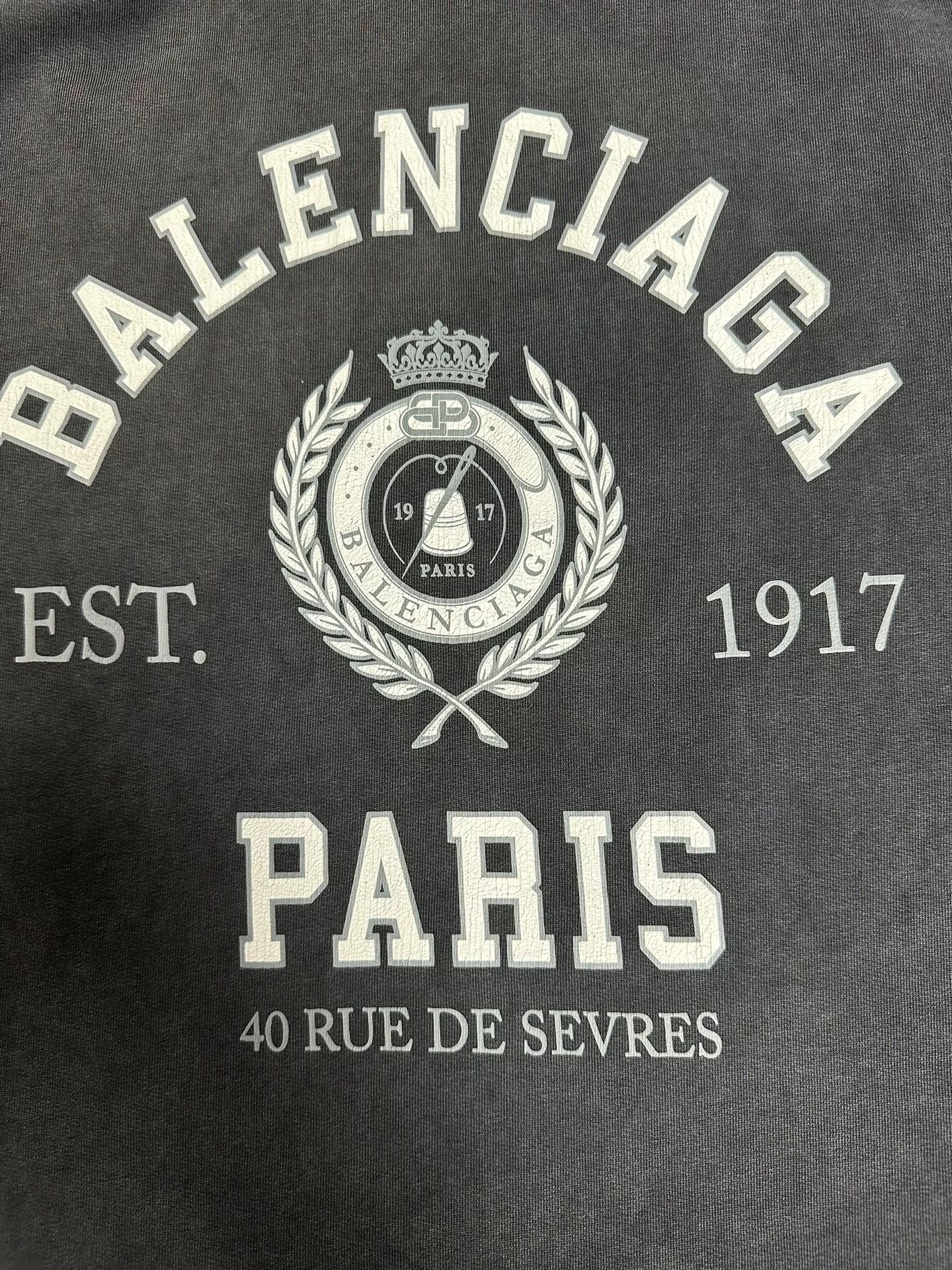 Balenciaga Balenciaga Crest Logo Hoodie Size 3 Size US L / EU 52-54 / 3 - 4 Thumbnail