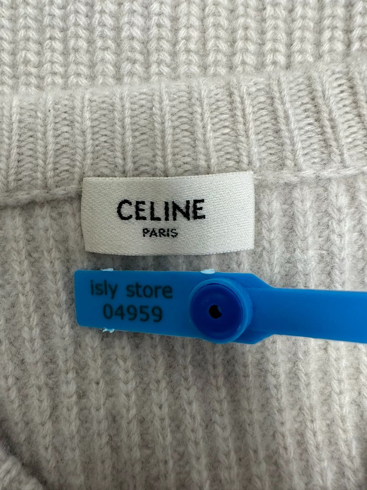 Celine CELINE Logo Knit Crewneck Sweater Size M Size US M / EU 48-50 / 2 - 5 Thumbnail