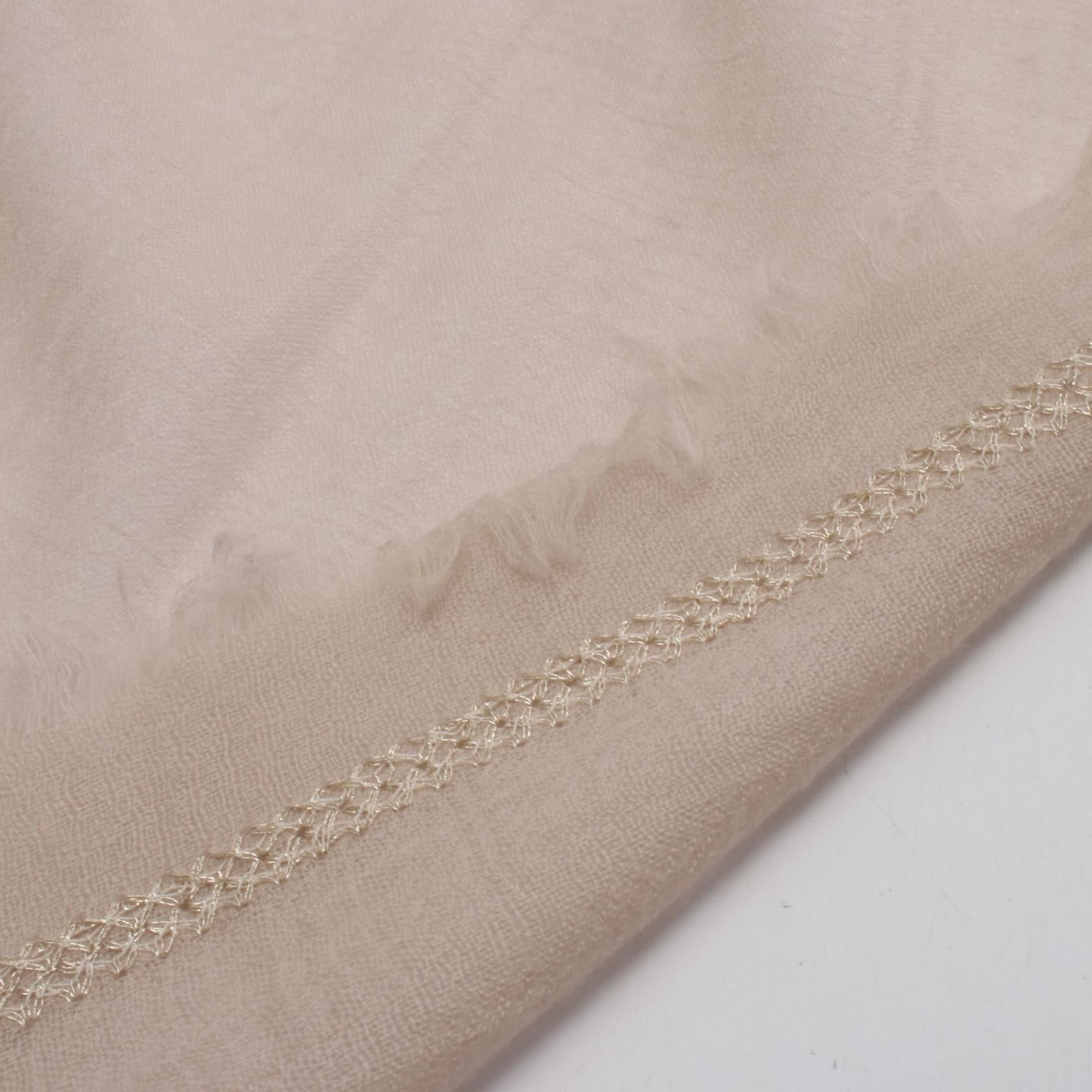 Chanel Chanel Chanel Coco Mark Cashmere Stole Textile Shawl DUTY FREE for USA Size ONE SIZE - 5 Thumbnail