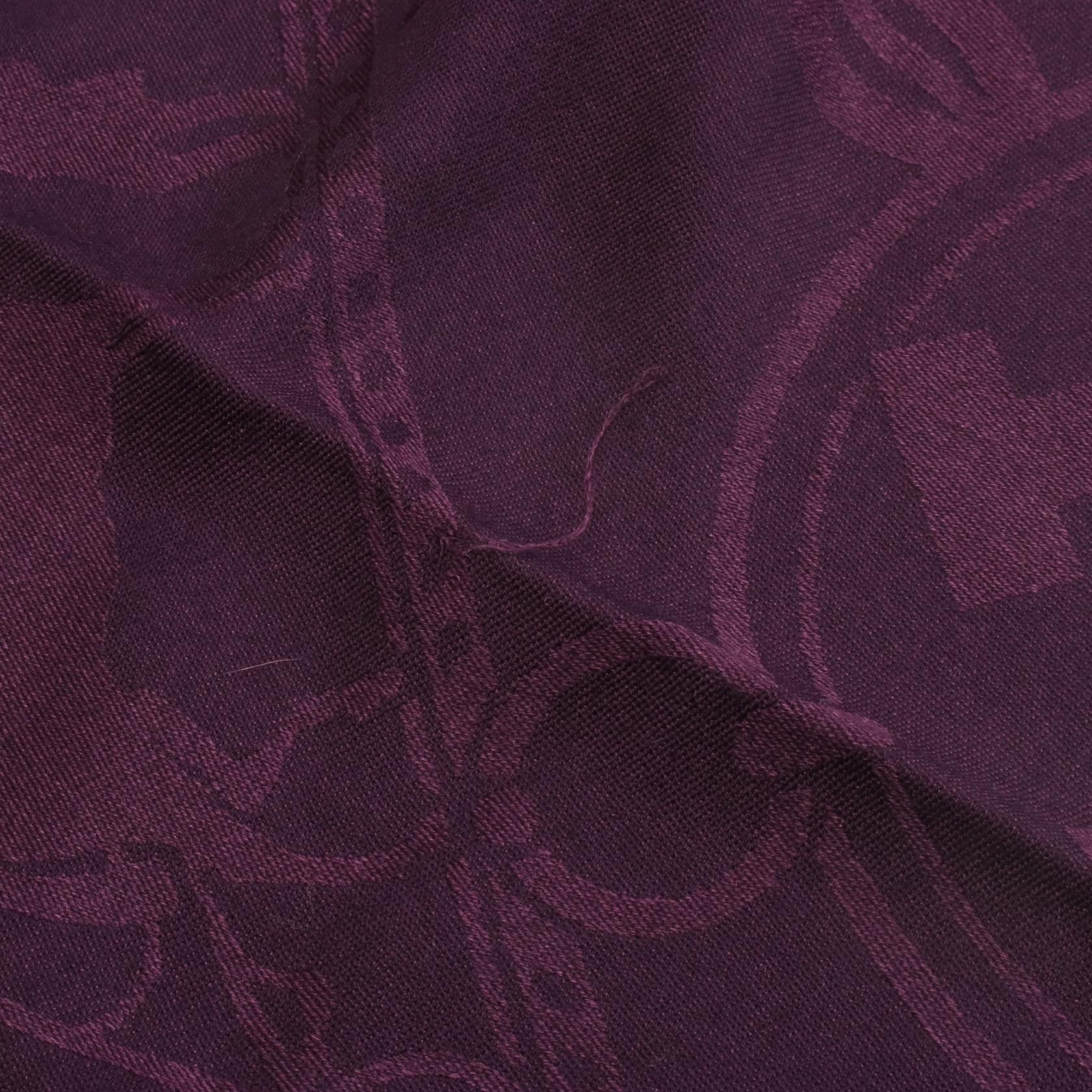 Hermes Hermes Hermes New Libris Silk Cashmere Stole Textile Shawl DUTY FREE for USA Size ONE SIZE - 5 Thumbnail