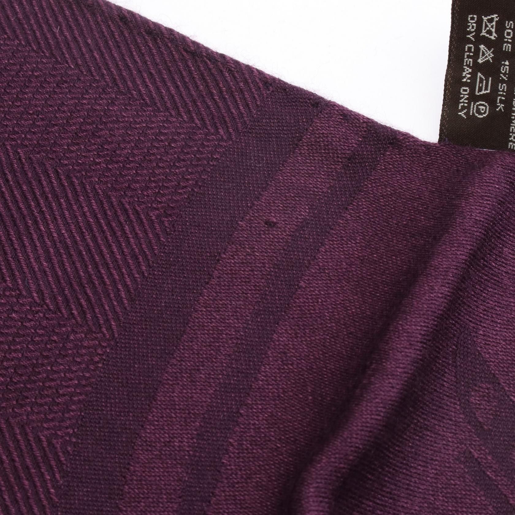 Hermes Hermes Hermes New Libris Silk Cashmere Stole Textile Shawl DUTY FREE for USA Size ONE SIZE - 4 Thumbnail