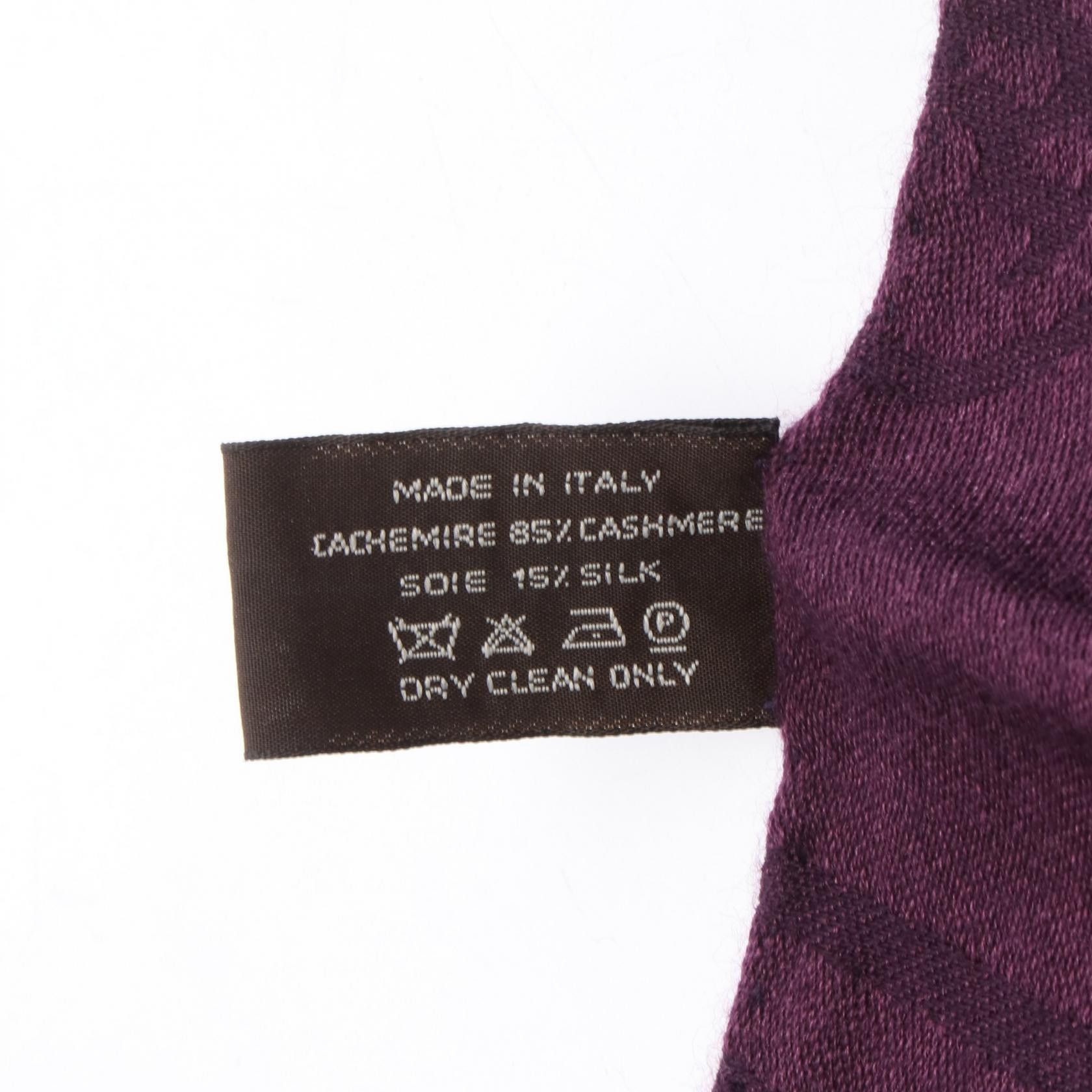 Hermes Hermes Hermes New Libris Silk Cashmere Stole Textile Shawl DUTY FREE for USA Size ONE SIZE - 3 Thumbnail