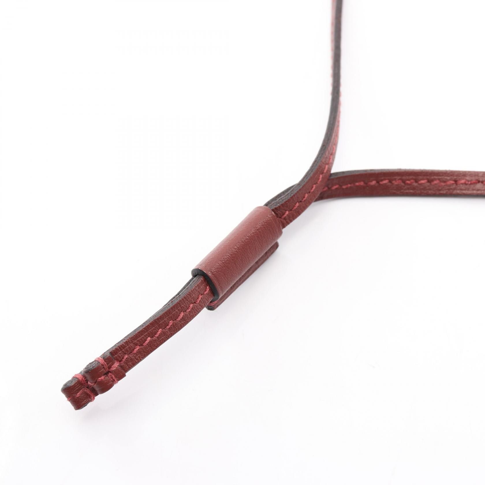 Hermes Hermes Hermes Au Kelly GM Calfskin Necklace Leather Necklace DUTY FREE for USA Size ONE SIZE - 4 Thumbnail