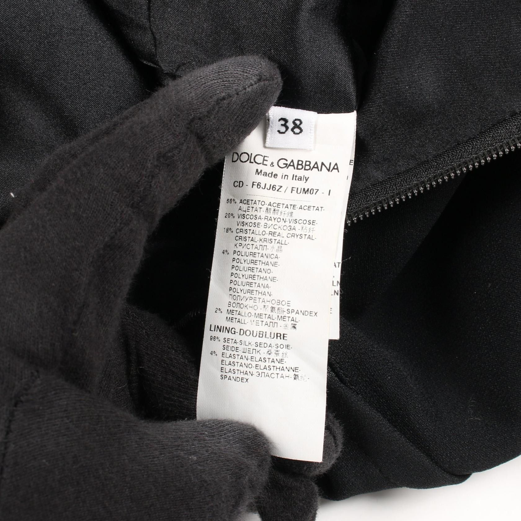 Dolce & Gabbana Dolce & Gabbana Dolce & Gabbana Acetate Dress Textile Dresses DUTY FREE for USA Size ONE SIZE - 4 Thumbnail