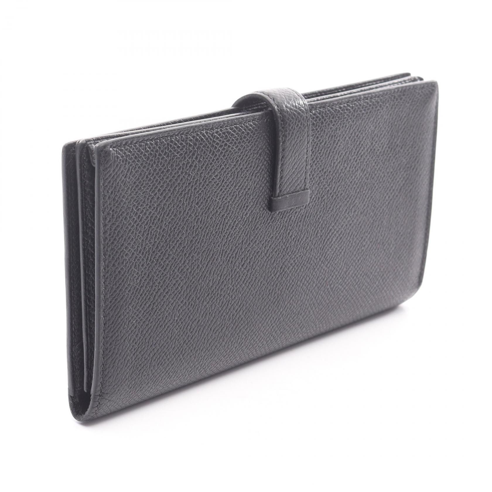 Hermes Hermes Hermes Bearn Souffle calf leather long wallet Leather Long Wallet B2023 DUTY FREE for USA Size ONE SIZE - 2 Thumbnail