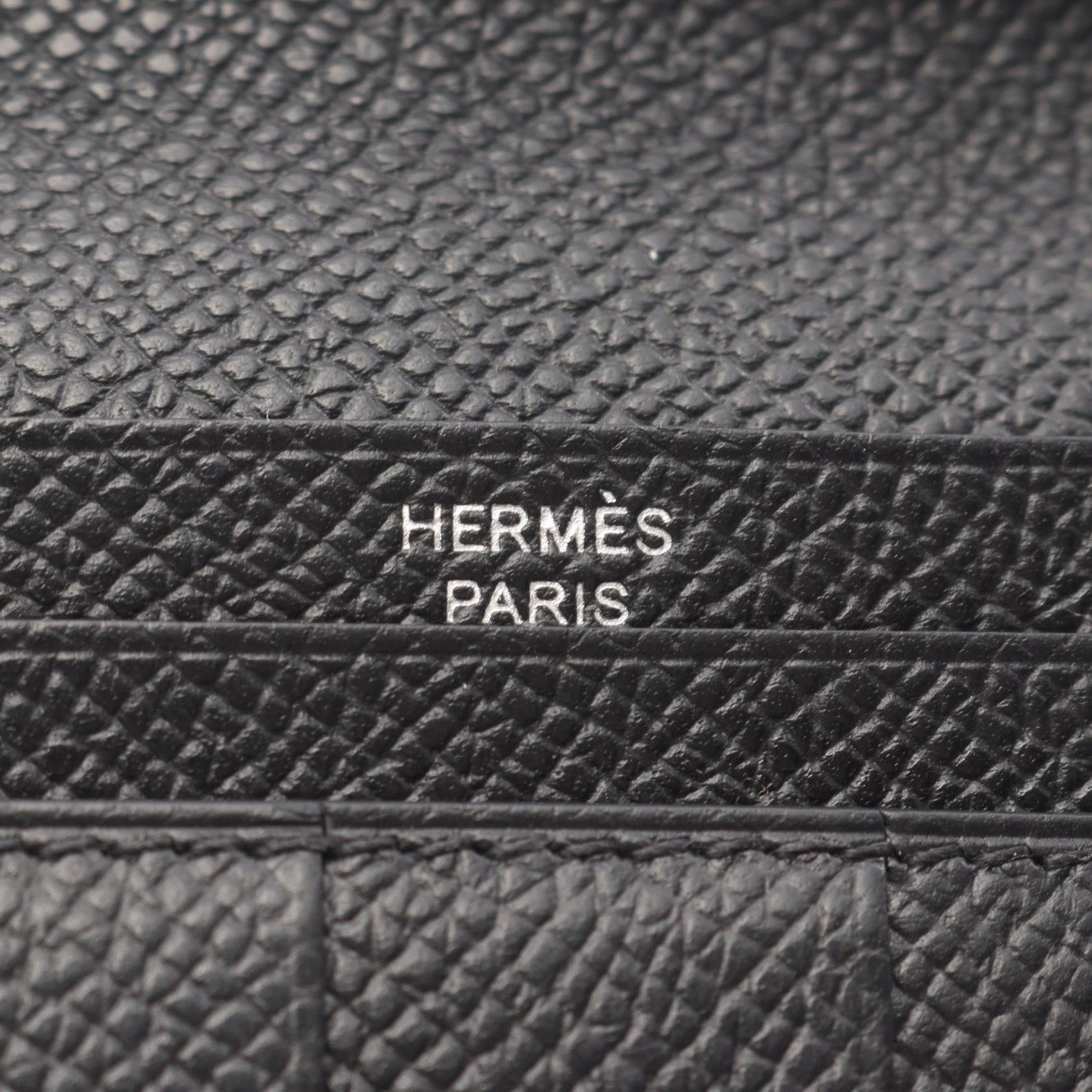 Hermes Hermes Hermes Bearn Souffle calf leather long wallet Leather Long Wallet B2023 DUTY FREE for USA Size ONE SIZE - 5 Thumbnail