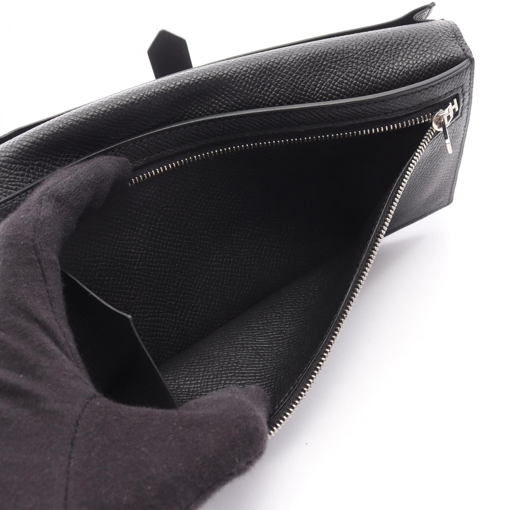 Hermes Hermes Hermes Bearn Souffle calf leather long wallet Leather Long Wallet B2023 DUTY FREE for USA Size ONE SIZE - 4 Thumbnail