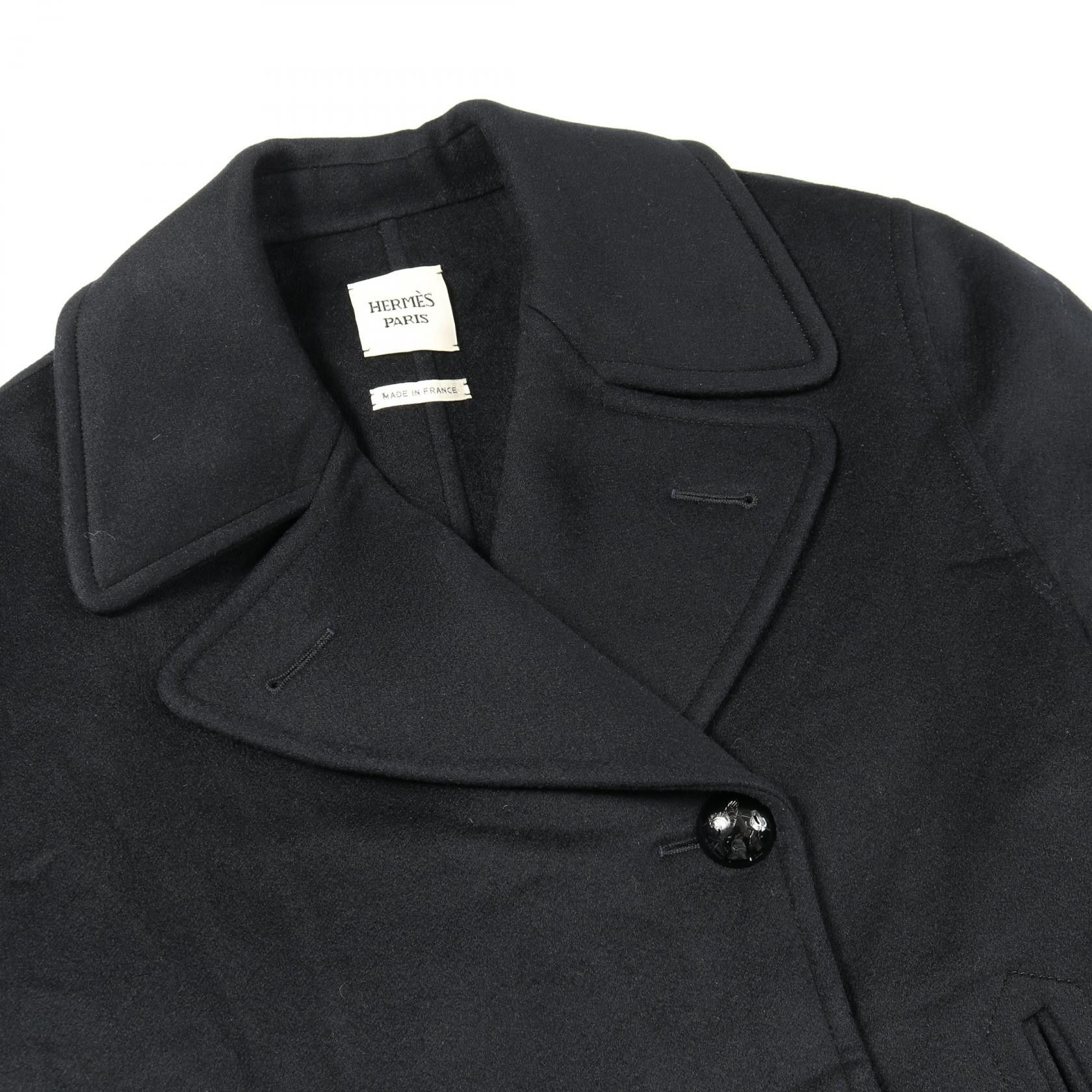 Hermes Hermes Hermes Cashmere Coat Textile Outerwear DUTY FREE for USA Size ONE SIZE - 7 Thumbnail