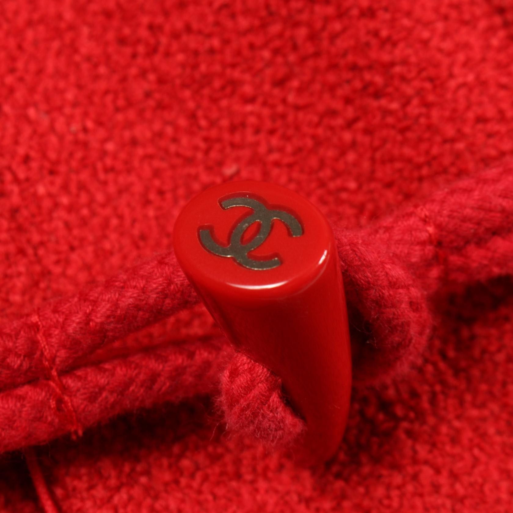 Chanel Chanel Chanel Wool Short Coat Textile Outerwear P29302V15218 DUTY FREE for USA Size ONE SIZE - 7 Thumbnail