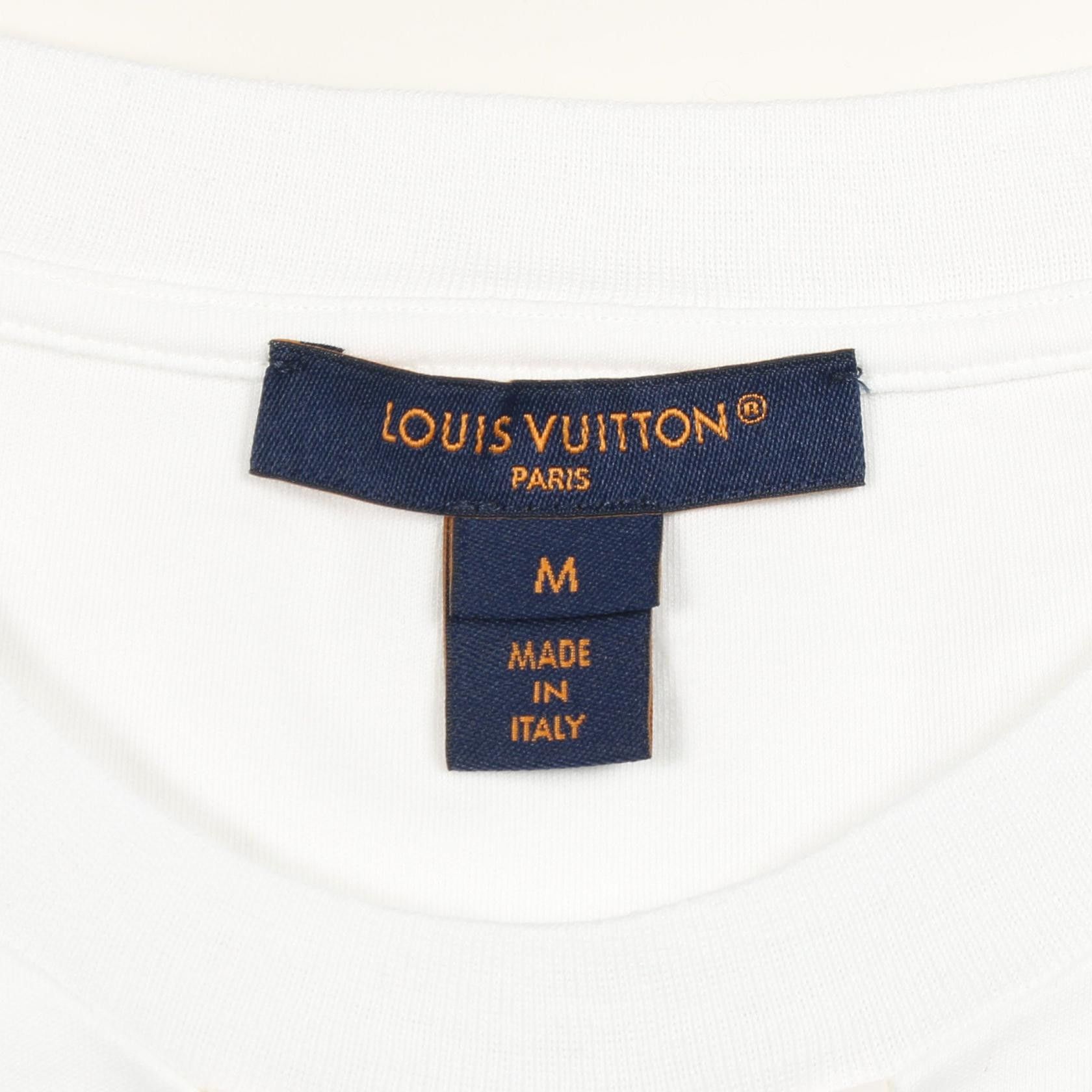 Louis Vuitton Louis Vuitton Louis Vuitton Cotton T Shirt Textile T-Shirts DUTY FREE for USA Size ONE SIZE - 3 Thumbnail