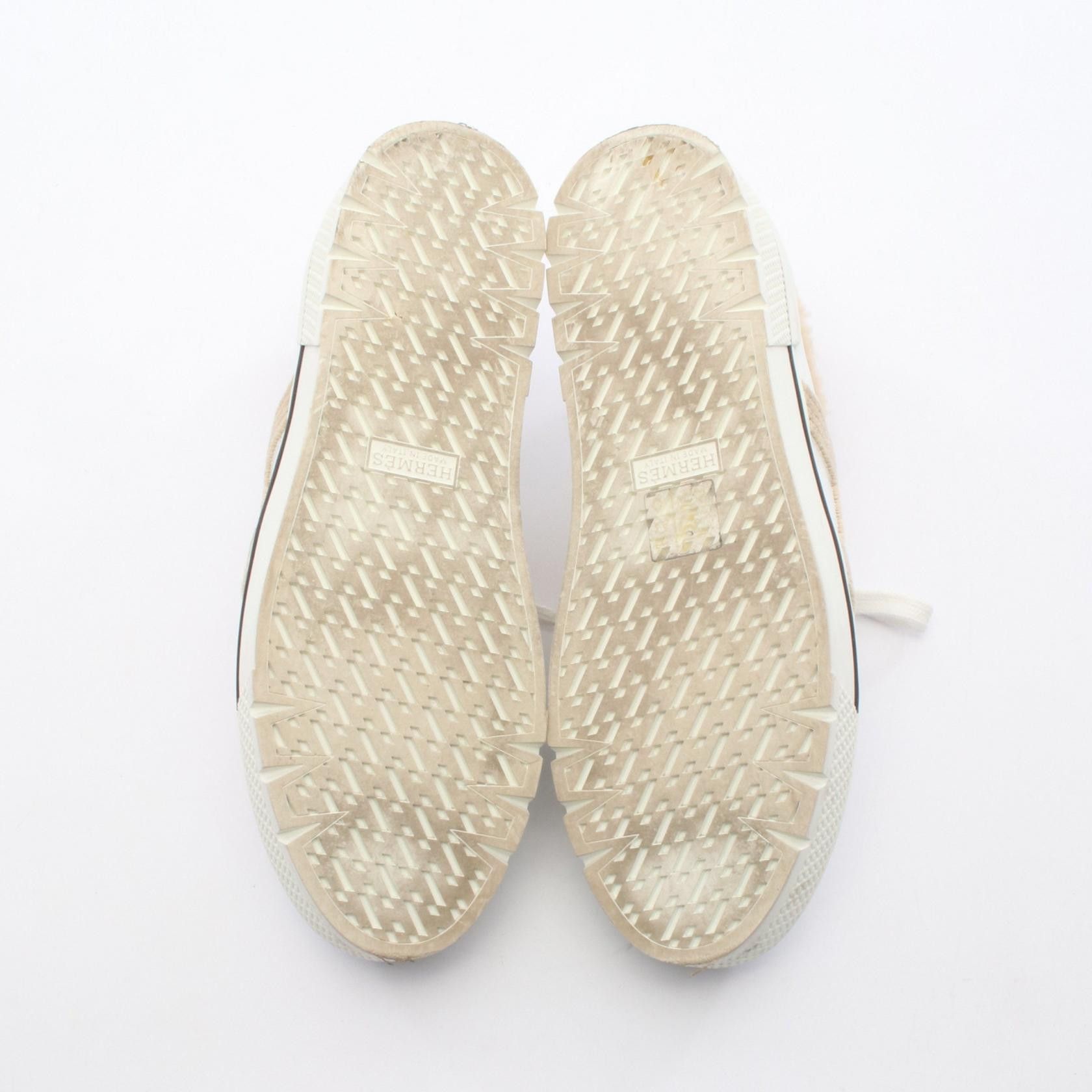 Hermes Hermes Hermes Dare Leather Sneakers Leather Shoes DUTY FREE for USA Size ONE SIZE - 4 Thumbnail
