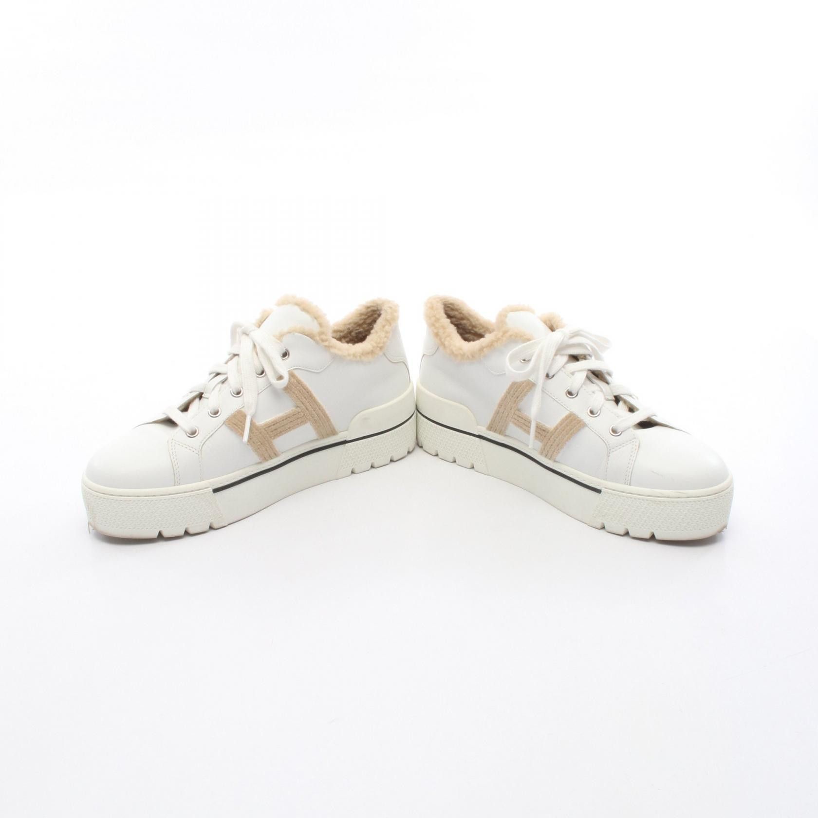 Hermes Hermes Hermes Dare Leather Sneakers Leather Shoes DUTY FREE for USA Size ONE SIZE - 3 Thumbnail