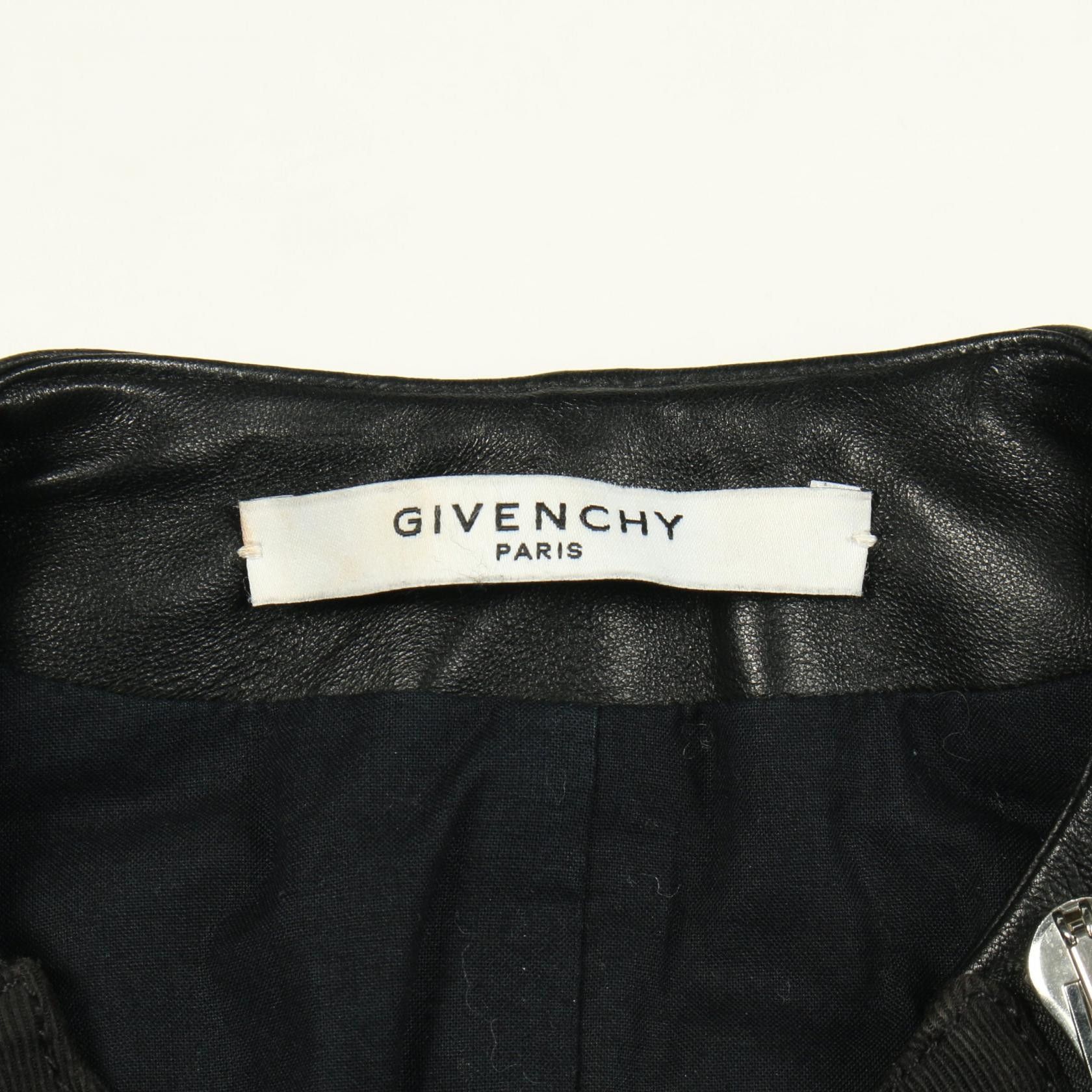 Givenchy Givenchy Givenchy Lambskin Jacket Leather Outerwear 14P1513600 DUTY FREE for USA Size ONE SIZE - 3 Thumbnail