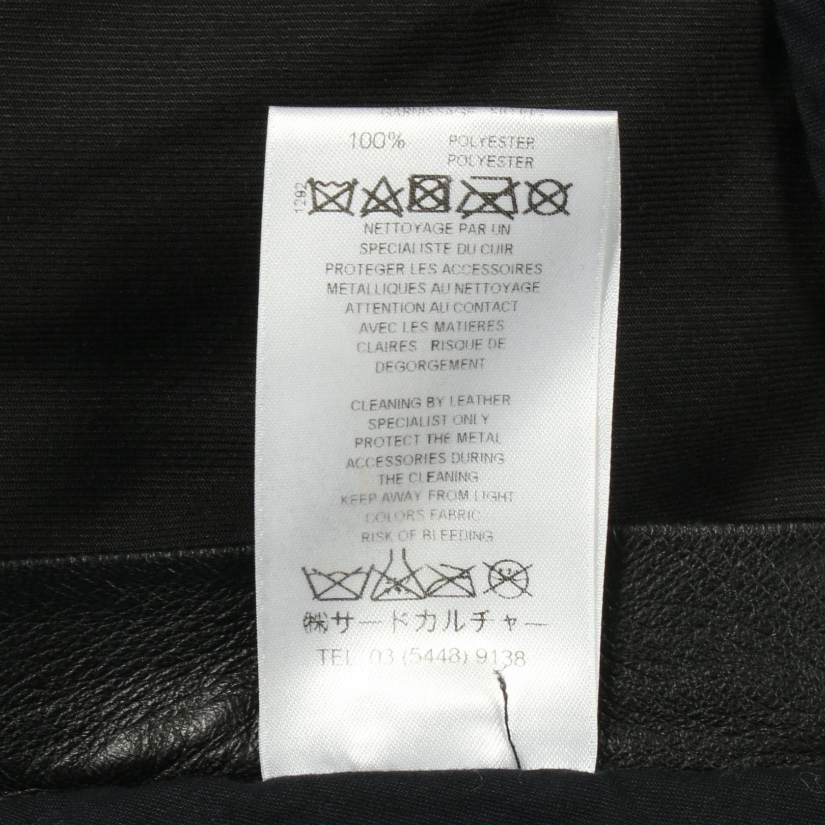 Givenchy Givenchy Givenchy Lambskin Jacket Leather Outerwear 14P1513600 DUTY FREE for USA Size ONE SIZE - 4 Thumbnail