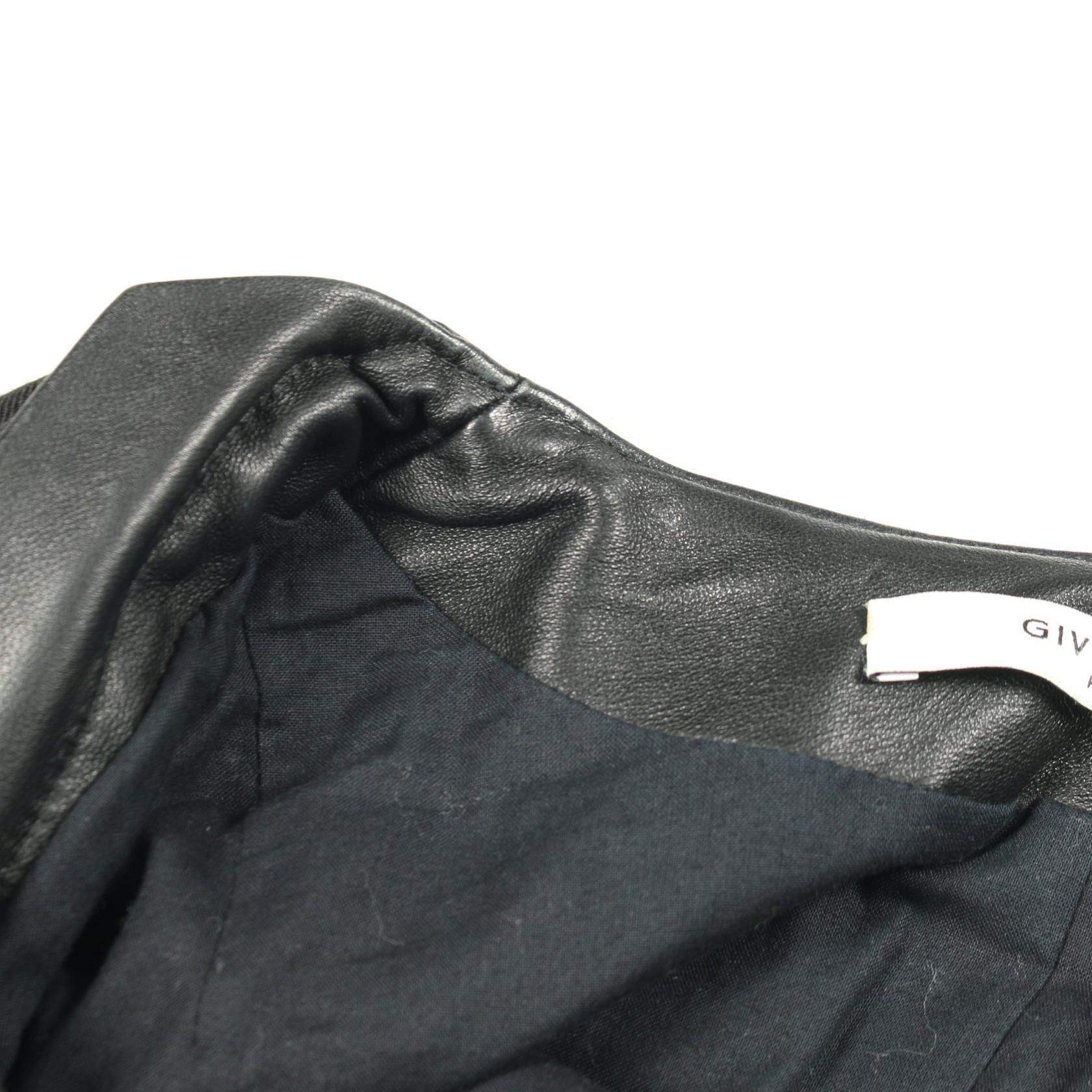 Givenchy Givenchy Givenchy Lambskin Jacket Leather Outerwear 14P1513600 DUTY FREE for USA Size ONE SIZE - 6 Thumbnail