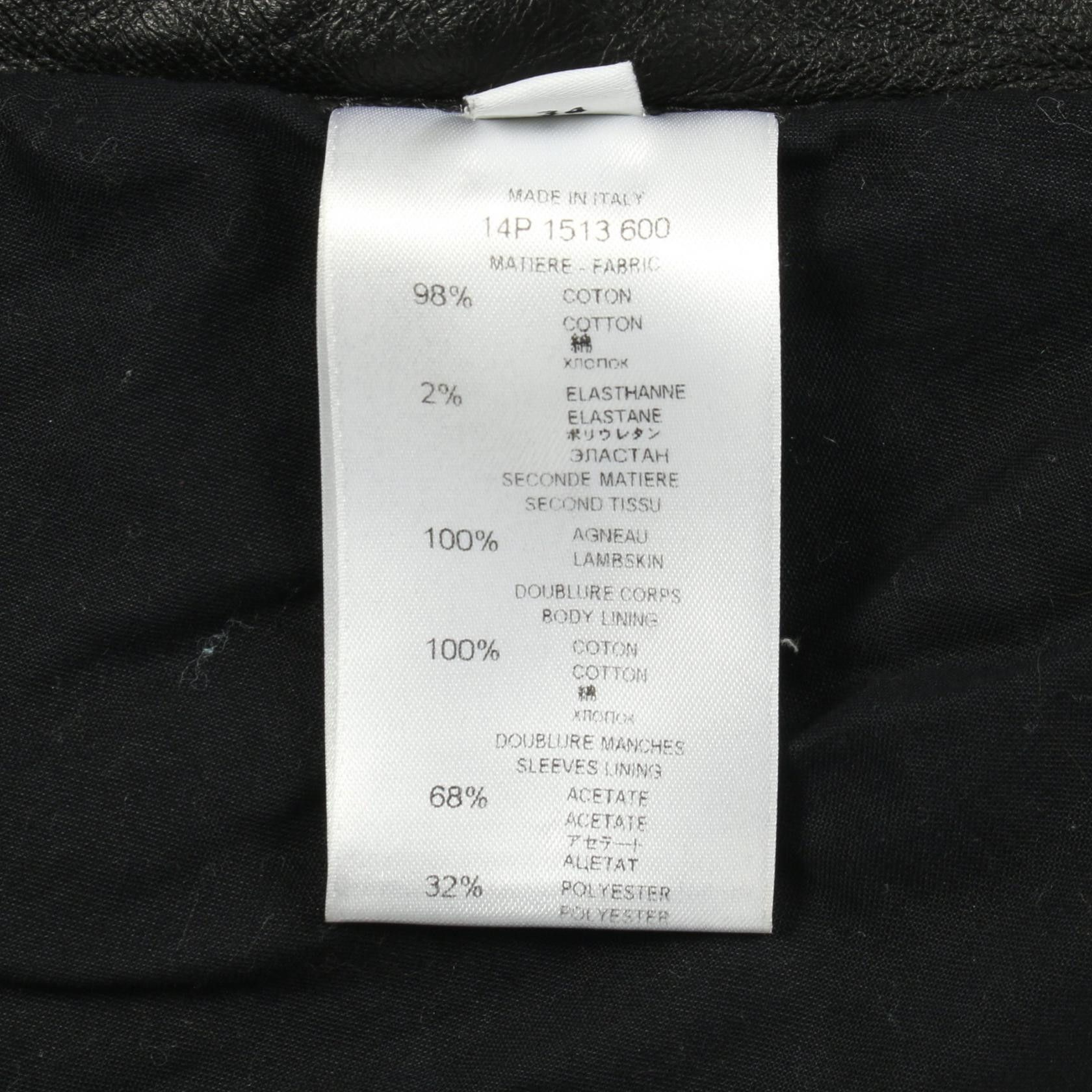 Givenchy Givenchy Givenchy Lambskin Jacket Leather Outerwear 14P1513600 DUTY FREE for USA Size ONE SIZE - 5 Thumbnail