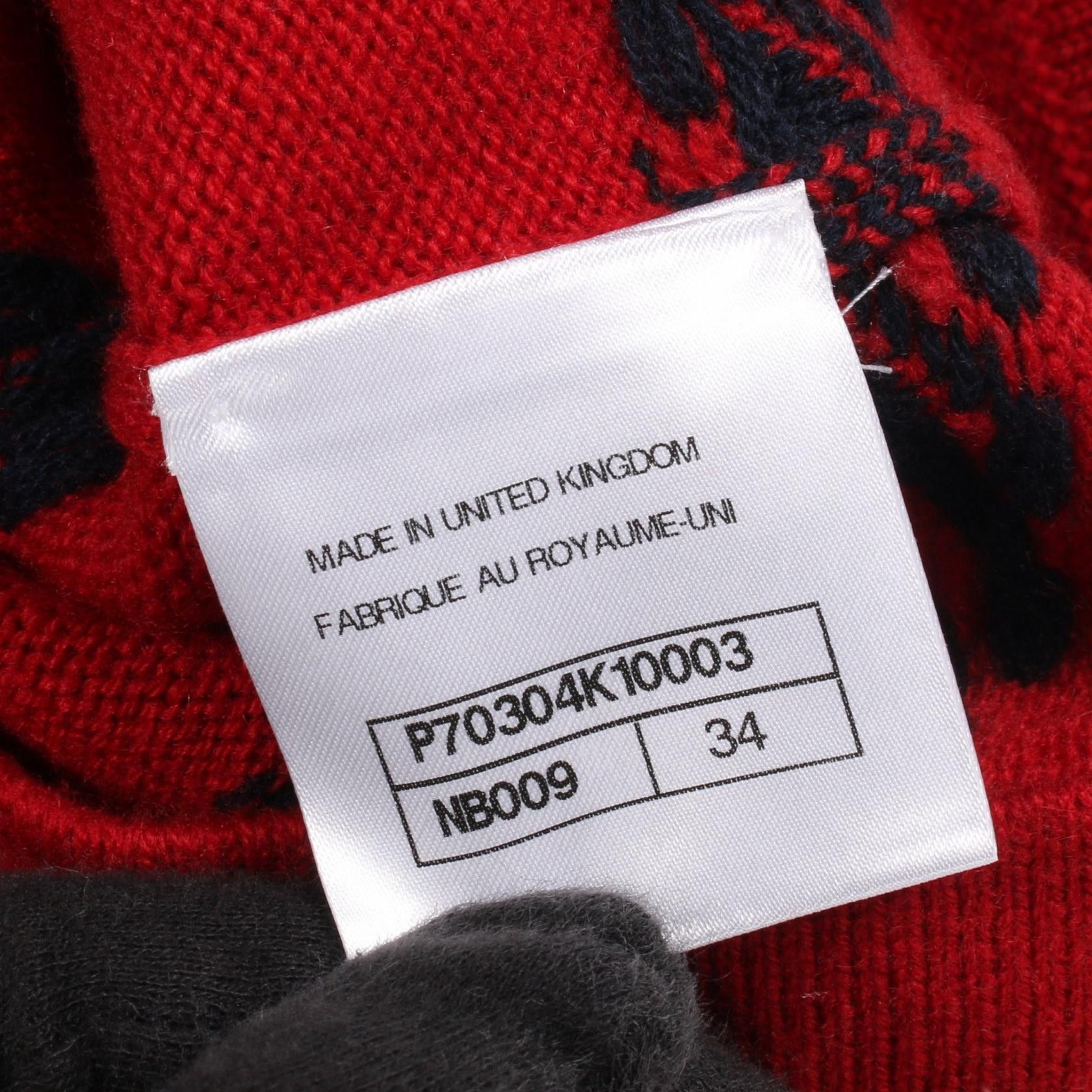 Chanel Chanel Chanel Coco Mark Button Cashmere Knit Top Textile Tops P70304K10003 DUTY FREE for USA Size ONE SIZE - 5 Thumbnail