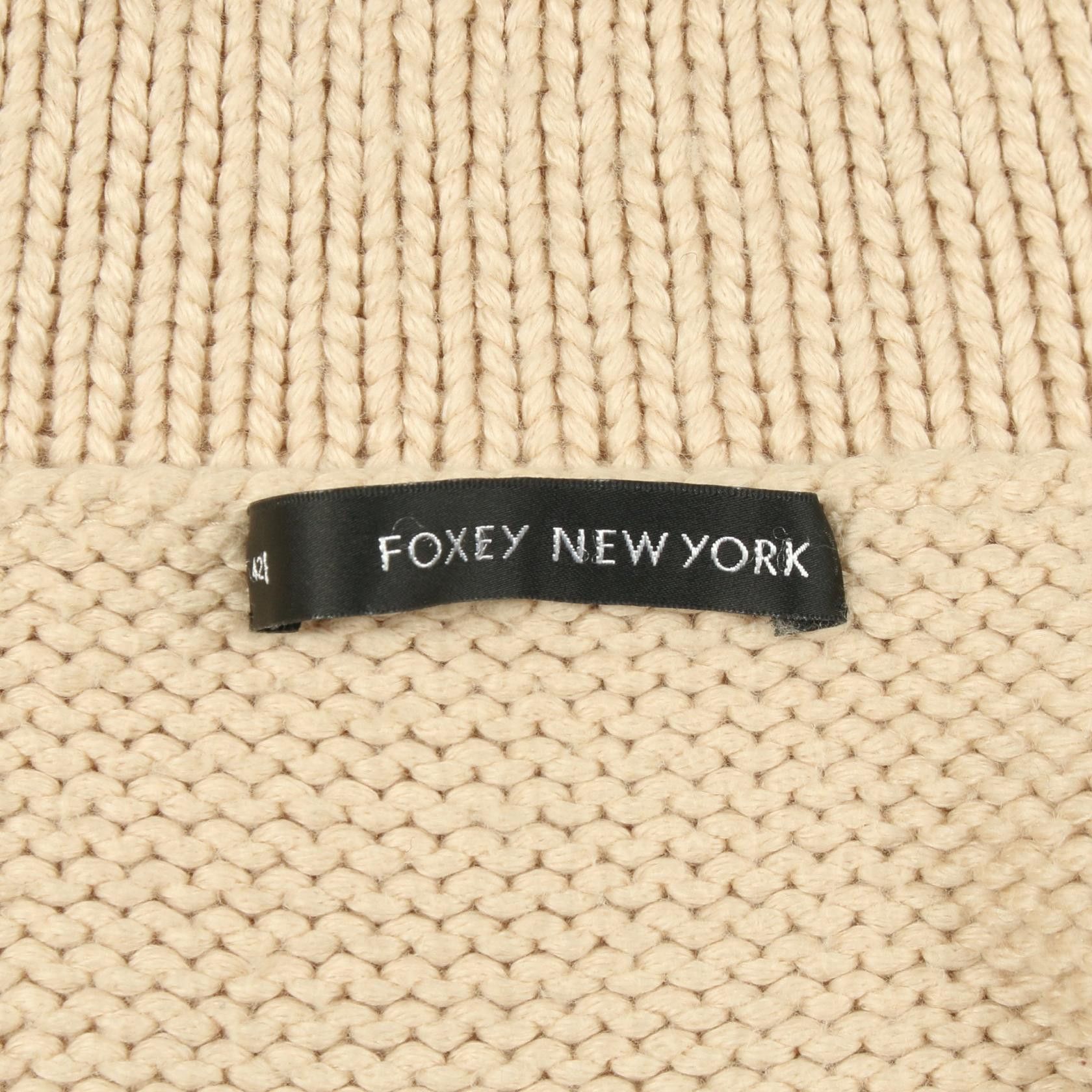 Other Other FOXEY NEW YORK Cotton Cardigan Textile Tops 28248 DUTY FREE for USA Size ONE SIZE - 3 Thumbnail