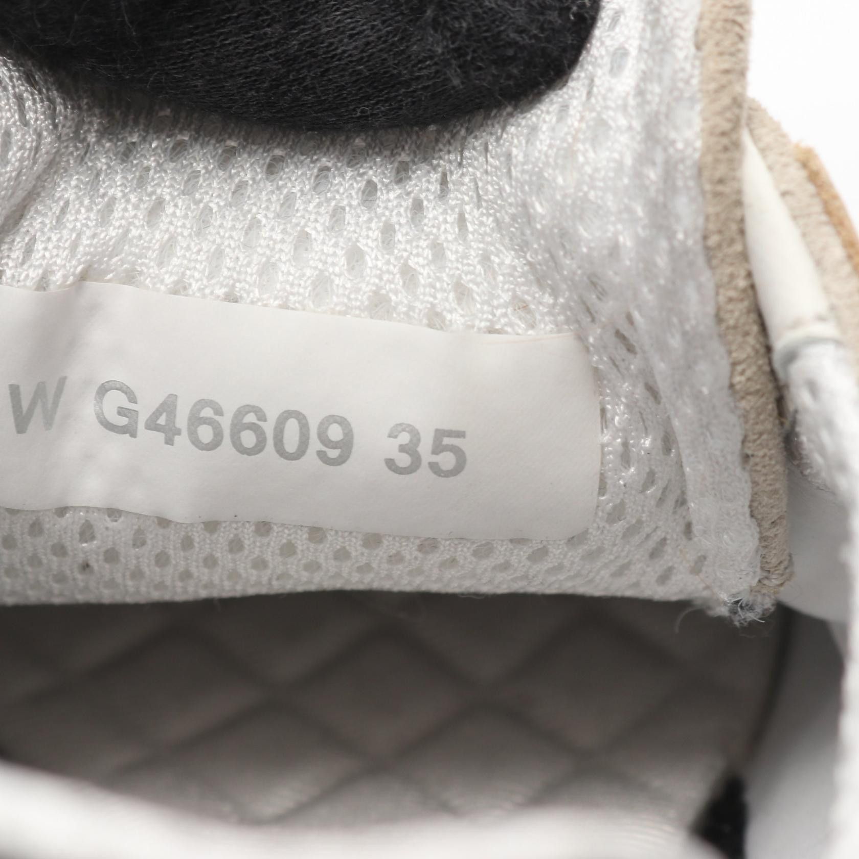 Chanel Chanel Chanel Coco Mark Leather Fabric Sneakers Leather Shoes G46609 DUTY FREE for USA Size ONE SIZE - 7 Thumbnail