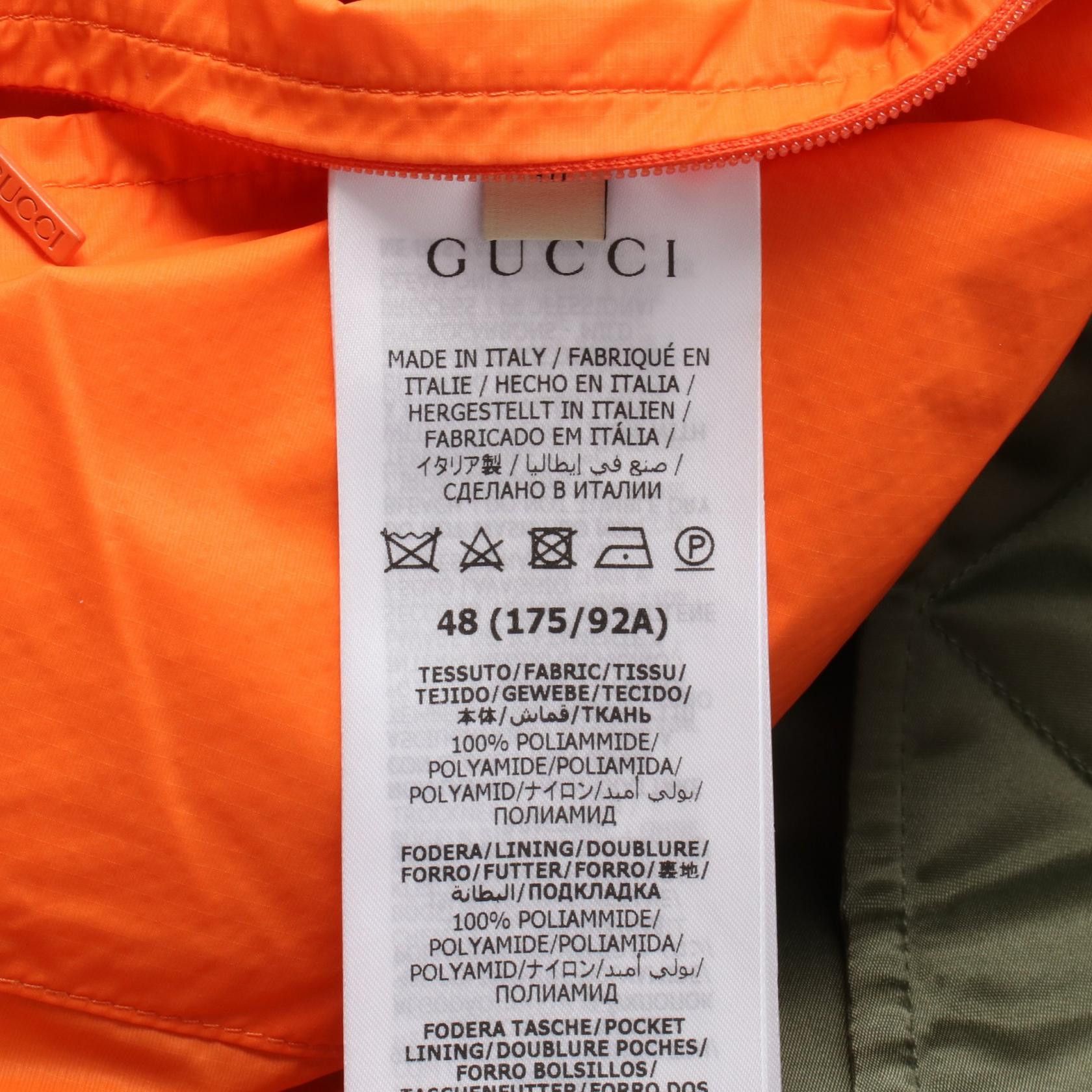 Gucci Gucci Gucci ARCUS CAELESRIS Nylon Jacket Textile Outerwear DUTY FREE for USA Size ONE SIZE - 4 Thumbnail