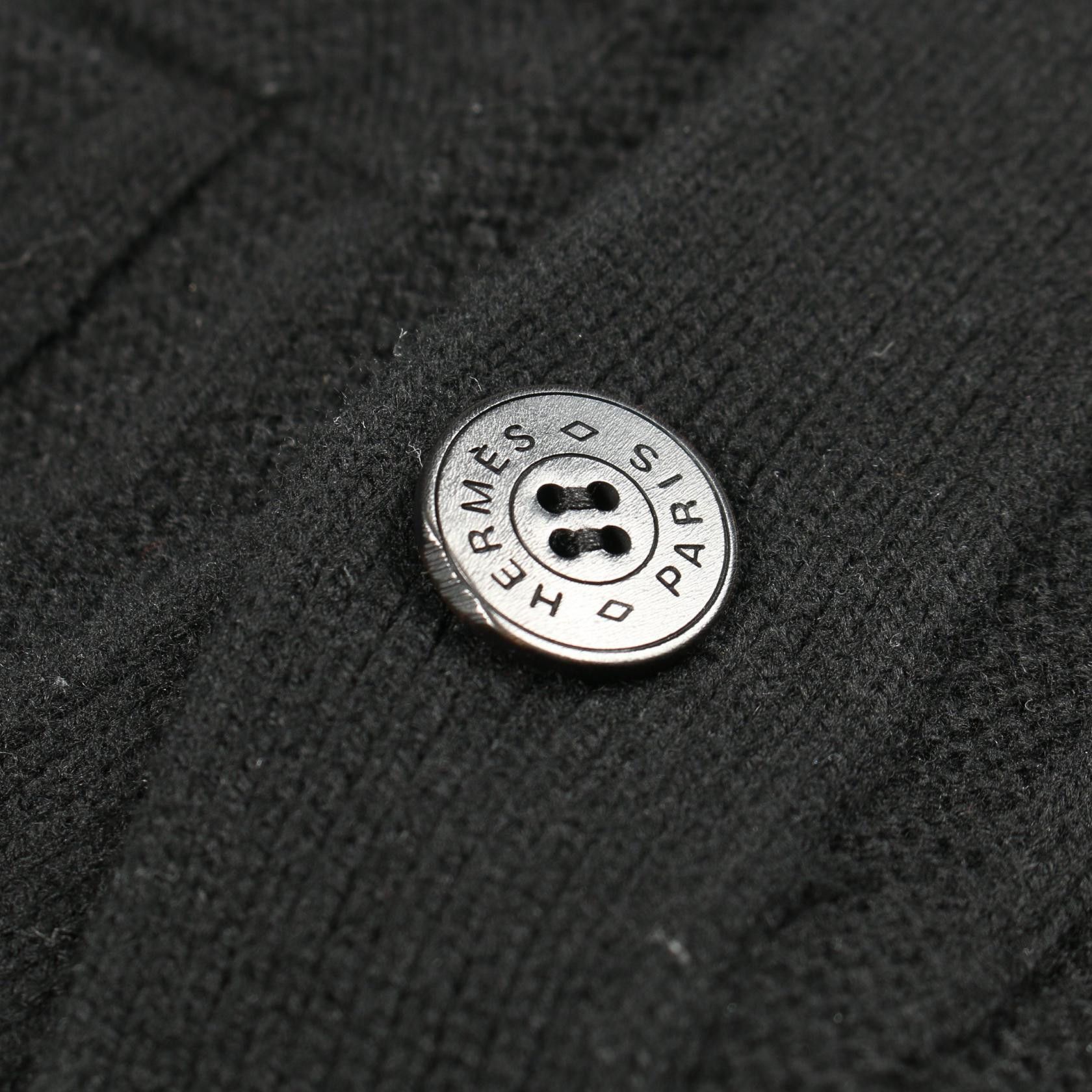Hermes Hermes Hermes H Pattern Wool Cardigan Textile Tops DUTY FREE for USA Size ONE SIZE - 7 Thumbnail