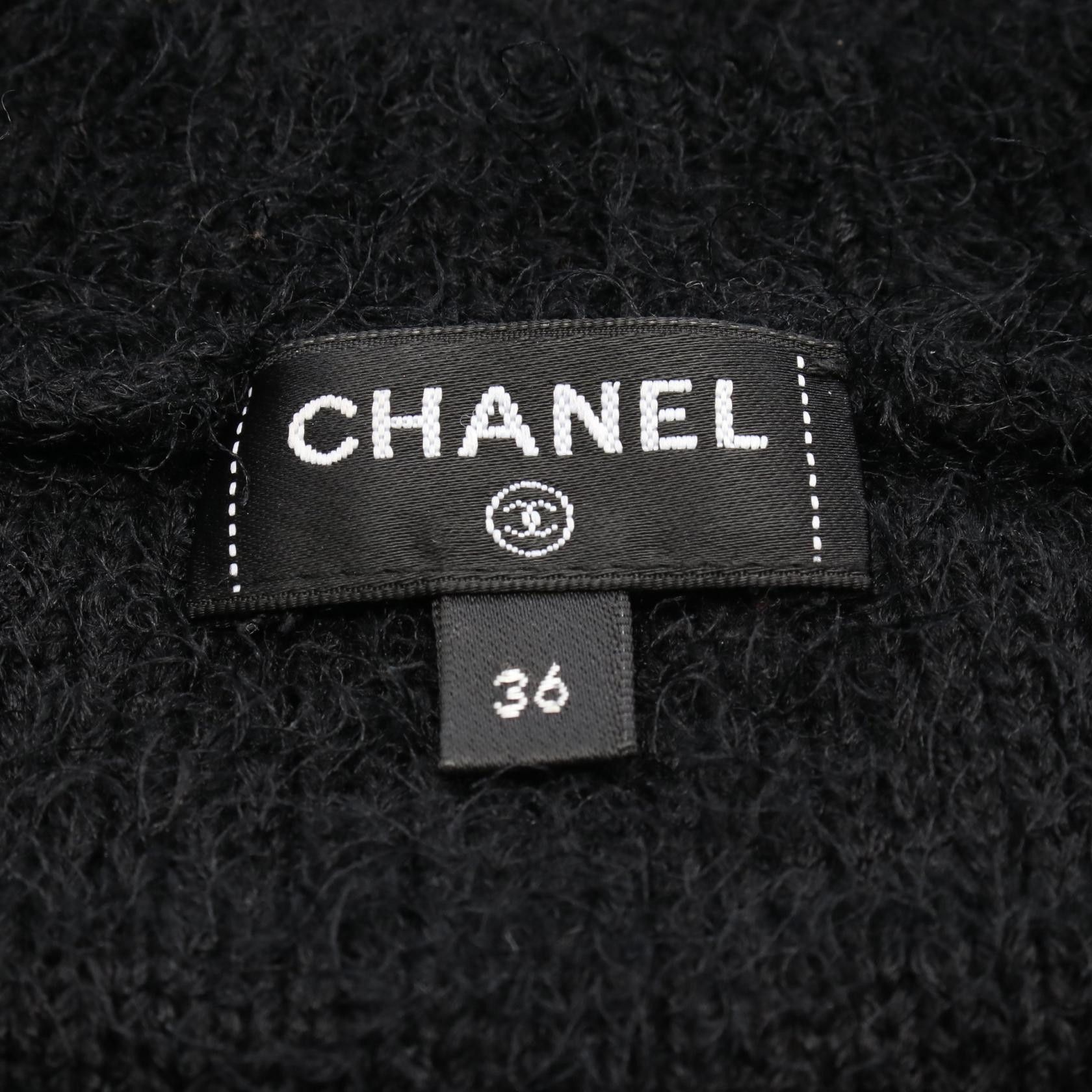 Chanel Chanel CHANEL Camellia Silk Cashmere Wool Knit Top Textile Tops DUTY FREE for USA Size ONE SIZE - 3 Thumbnail