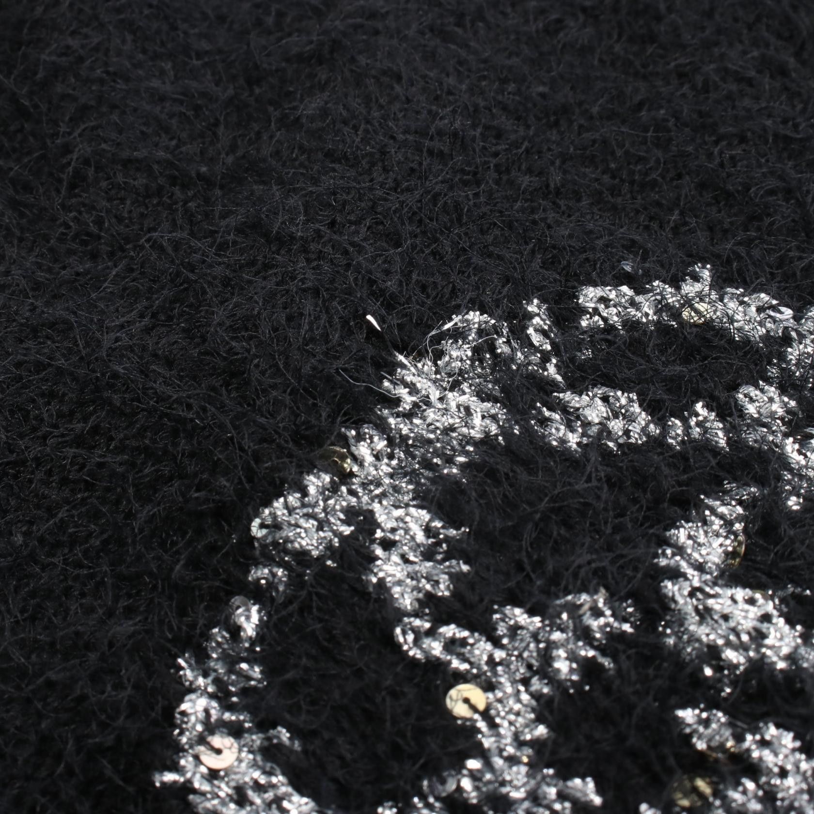 Chanel Chanel CHANEL Camellia Silk Cashmere Wool Knit Top Textile Tops DUTY FREE for USA Size ONE SIZE - 8 Thumbnail