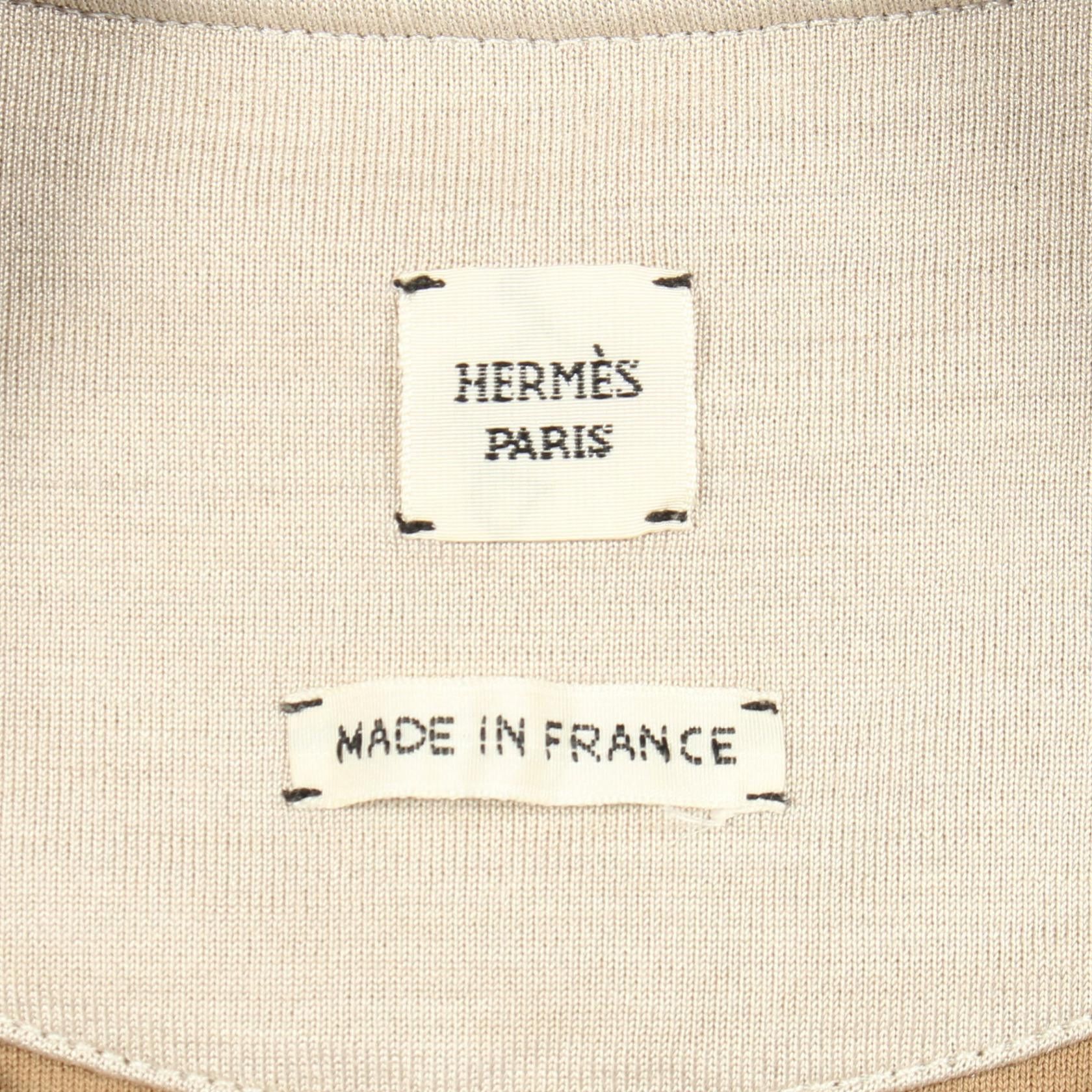 Hermes Hermes Hermes Sellier long sleeve T shirt Textile T-Shirts DUTY FREE for USA Size ONE SIZE - 3 Thumbnail