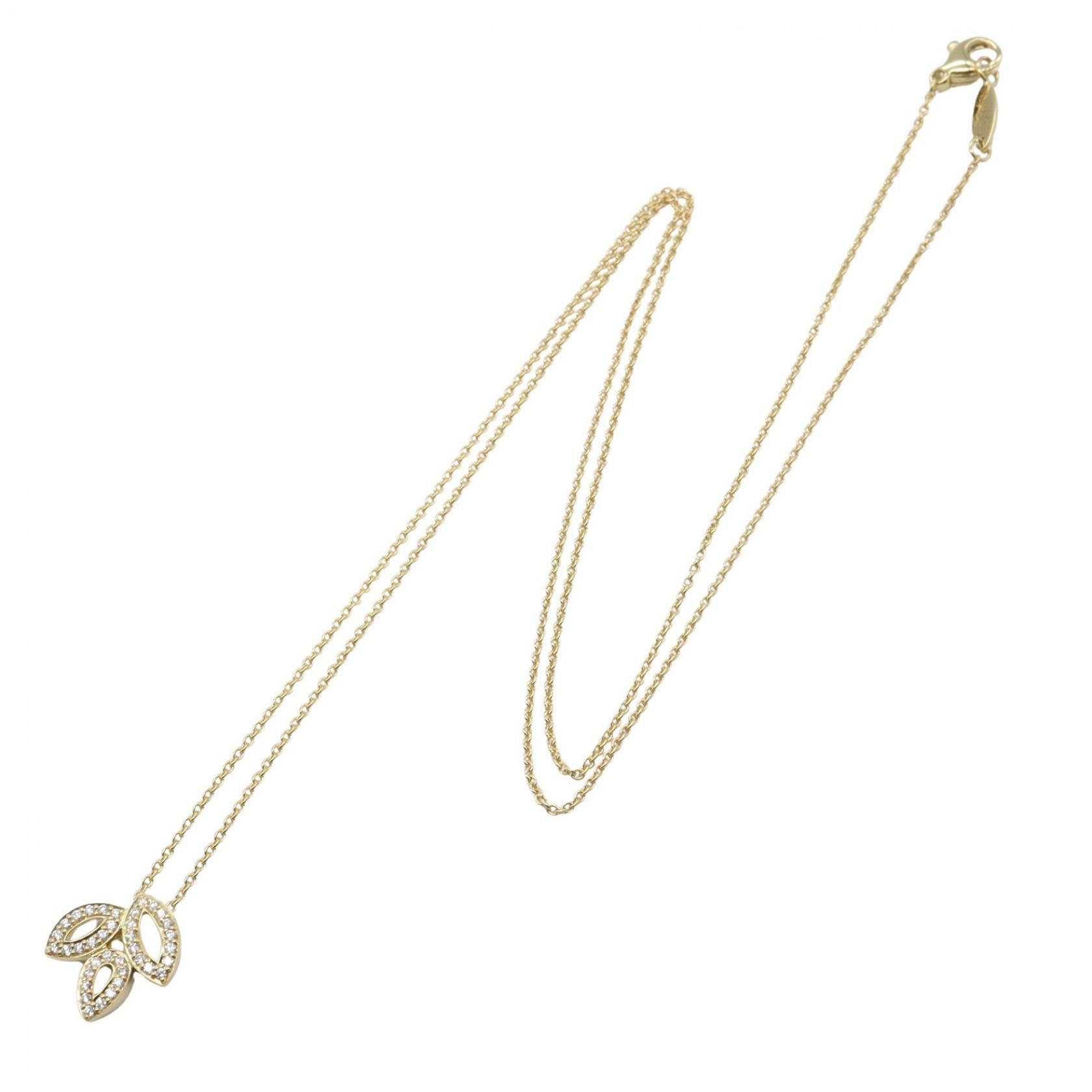 Harry Winston Harry Winston Harry Winston Lily Cluster Mini Au750 Diamond Necklace Precious Metal Necklace PEDYSM1MLC DUTY FREE for USA Size ONE SIZE - 2 Thumbnail