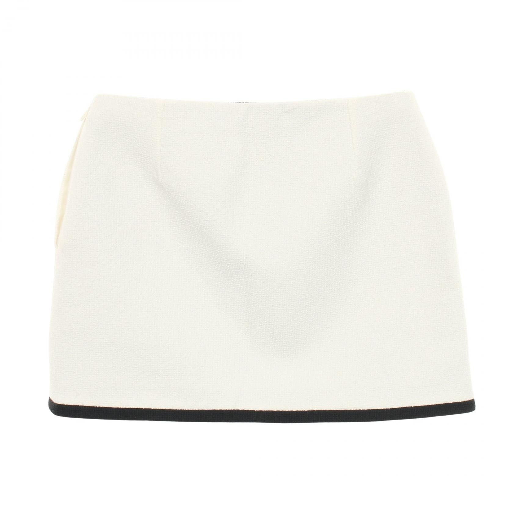 Gucci Gucci Gucci Interlocking G Button Cotton Skirt Textile Skirts DUTY FREE for USA Size ONE SIZE - 2 Thumbnail
