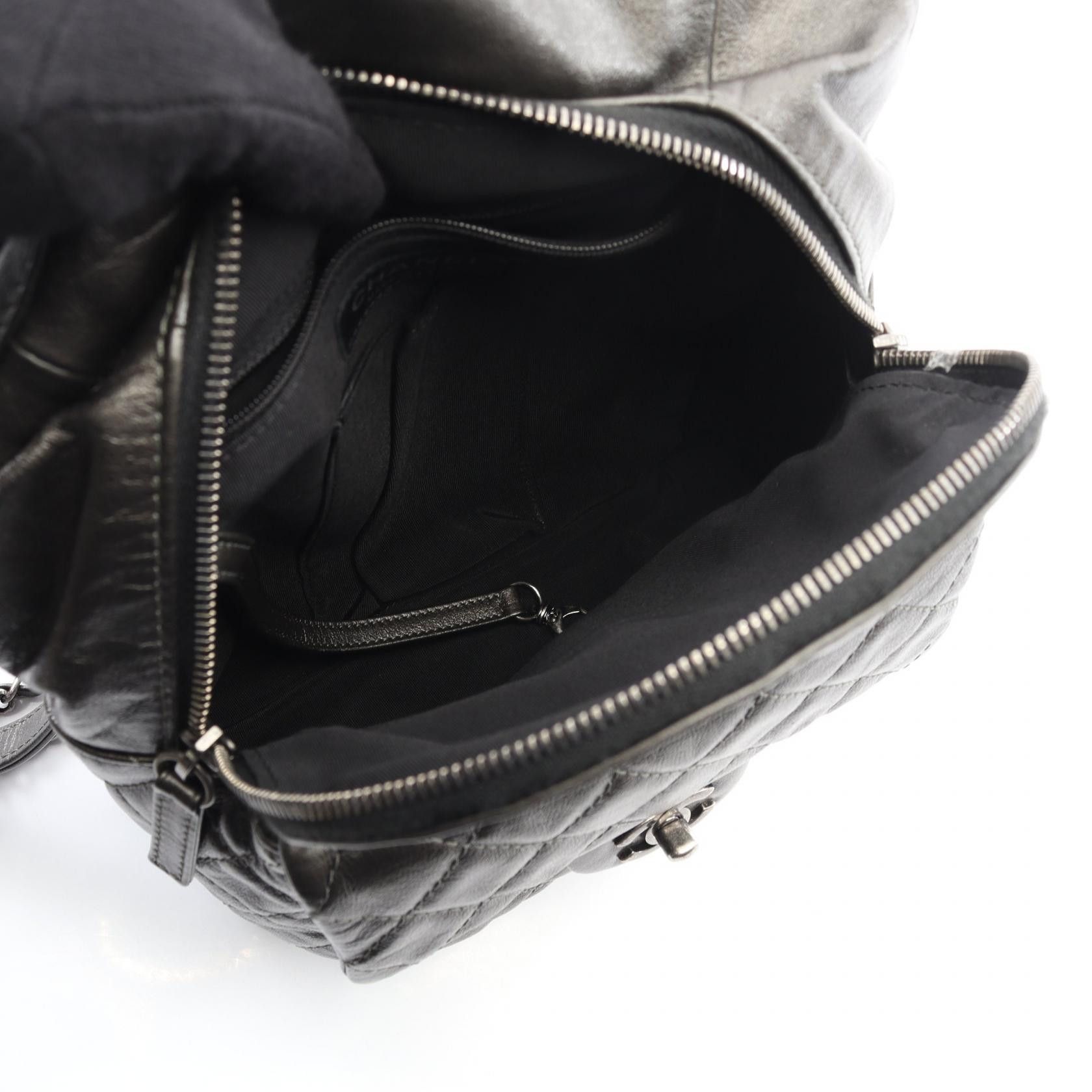 Chanel Chanel Chanel Leather Backpack Leather Backpack DUTY FREE for USA Size ONE SIZE - 3 Thumbnail