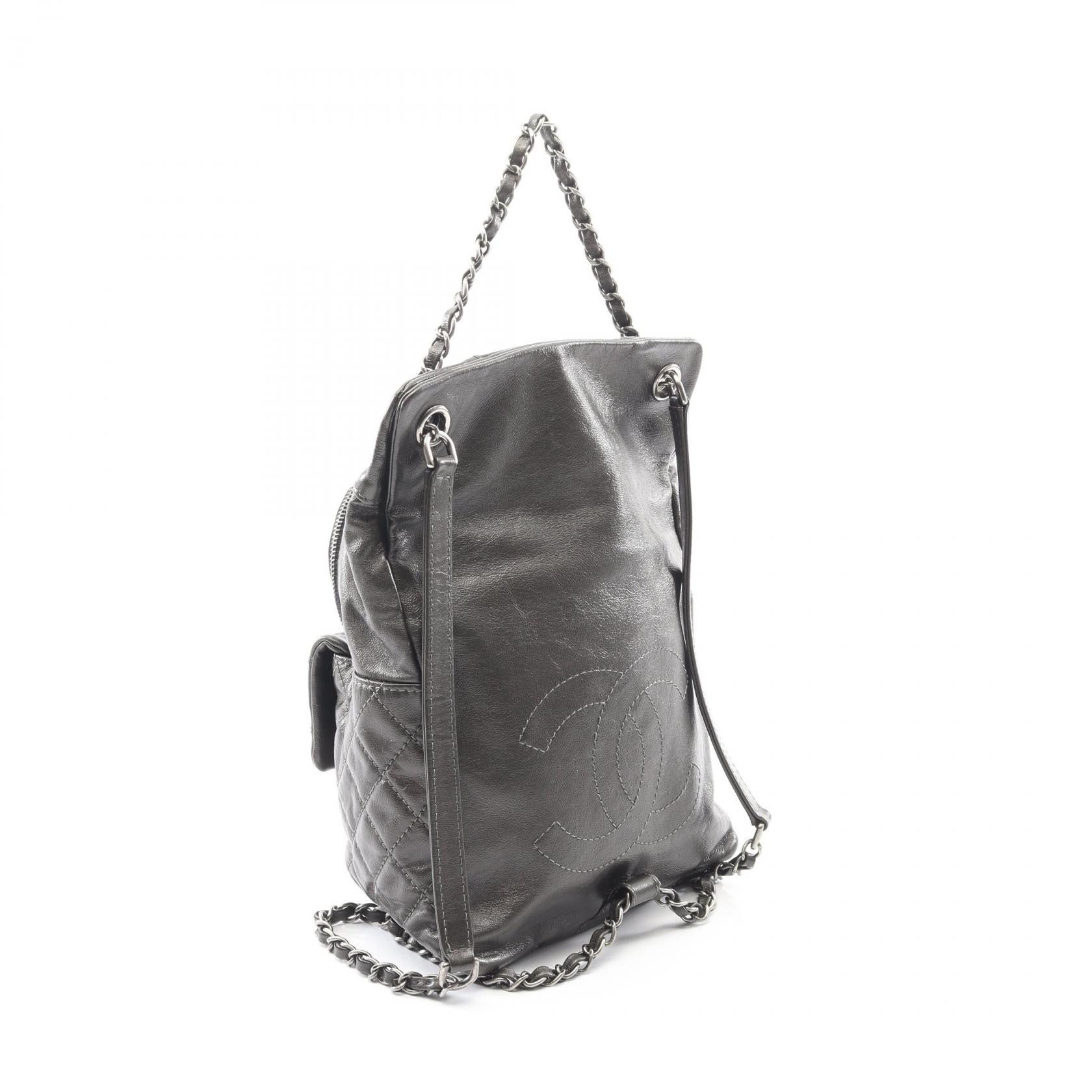 Chanel Chanel Chanel Leather Backpack Leather Backpack DUTY FREE for USA Size ONE SIZE - 2 Thumbnail