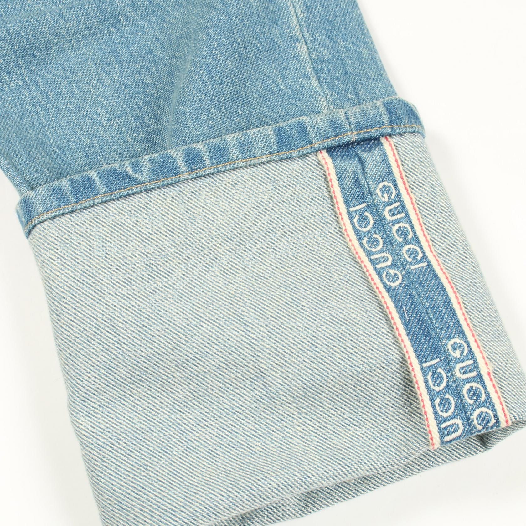 Gucci Gucci Gucci Cotton Denim Pants Textile Bottoms DUTY FREE for USA Size ONE SIZE - 8 Thumbnail