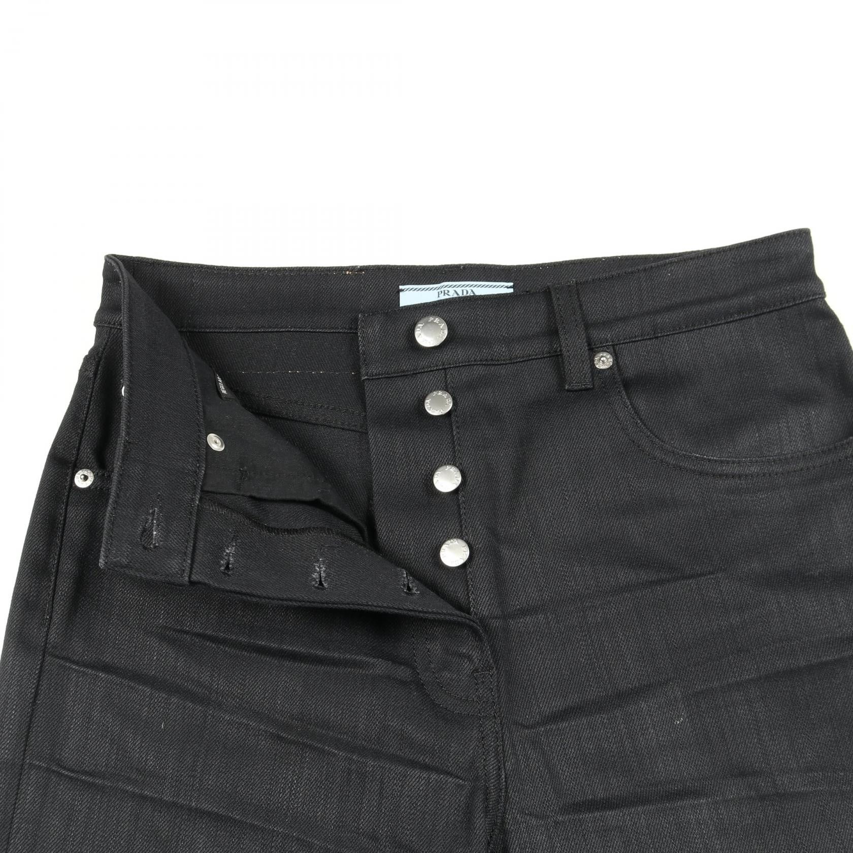 Prada Prada Prada Cotton Denim Pants Textile Bottoms DUTY FREE for USA Size ONE SIZE - 6 Thumbnail